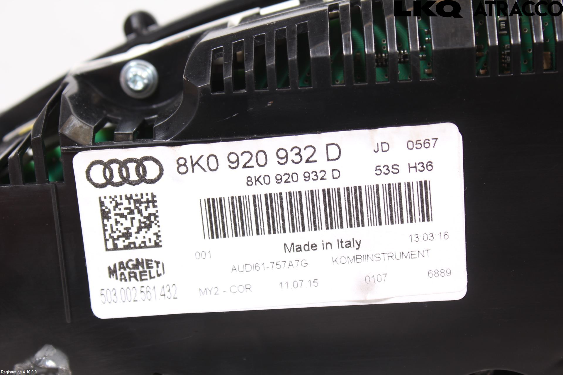 Audi A4 ALLROAD 09-16 Instr Kombinert