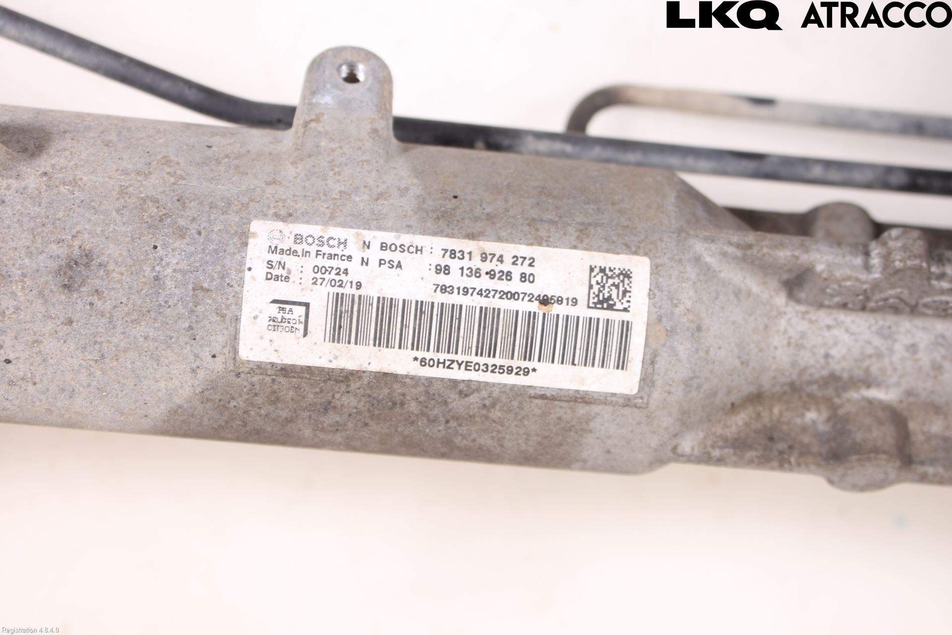 Peugeot EXPERT/E-EXPERT 17- Servo Snekke - Tannstang