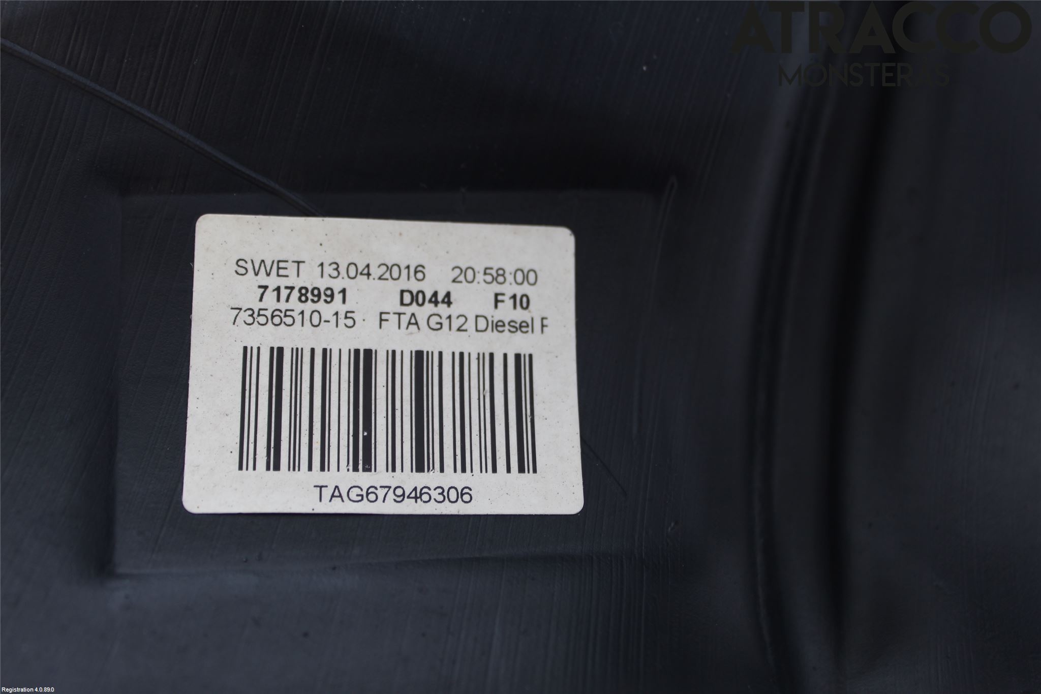 BMW 7 G11/G12 15-22 Drivstofftank Diesel