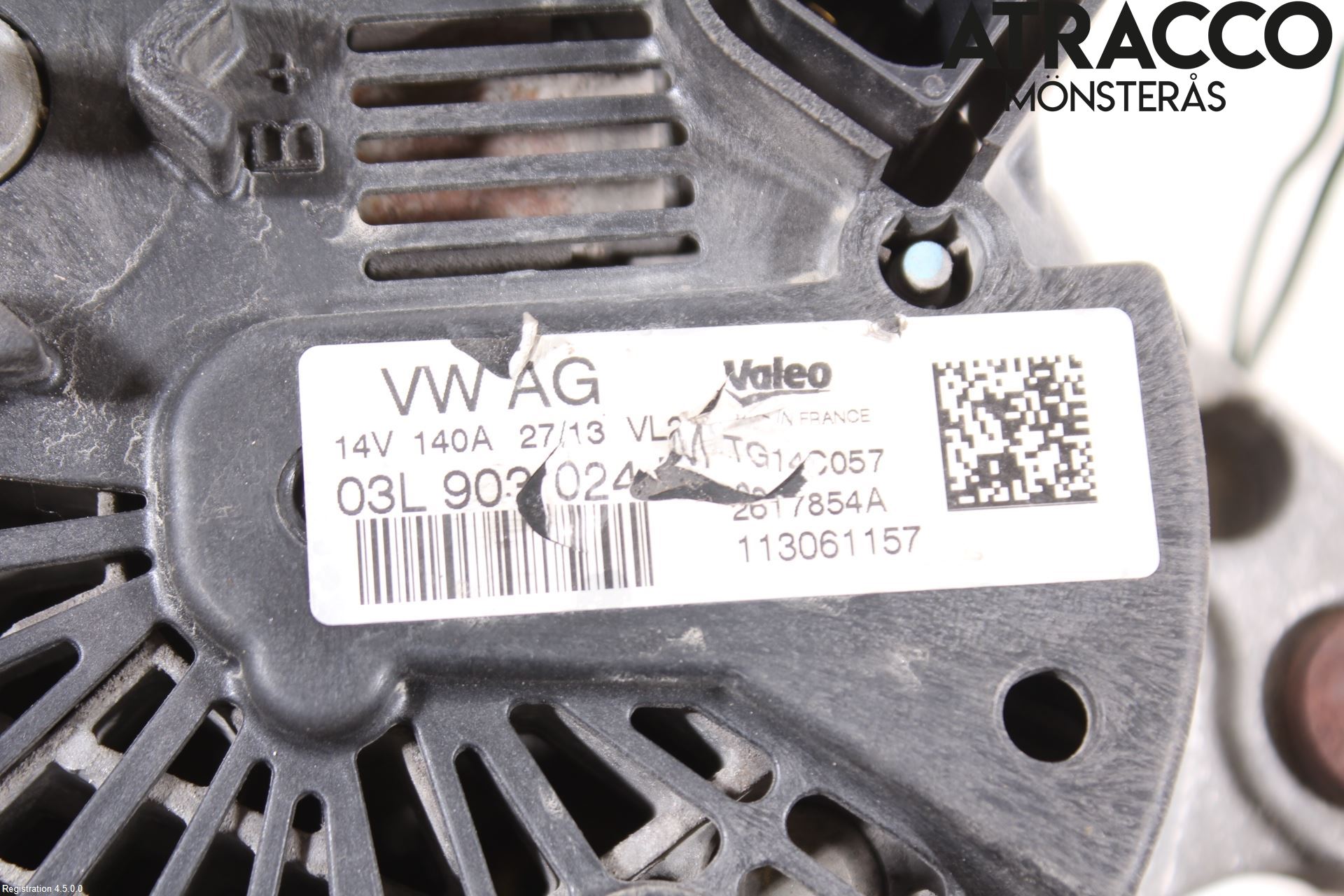 Volkswagen VW CADDY 11-15 Dynamo