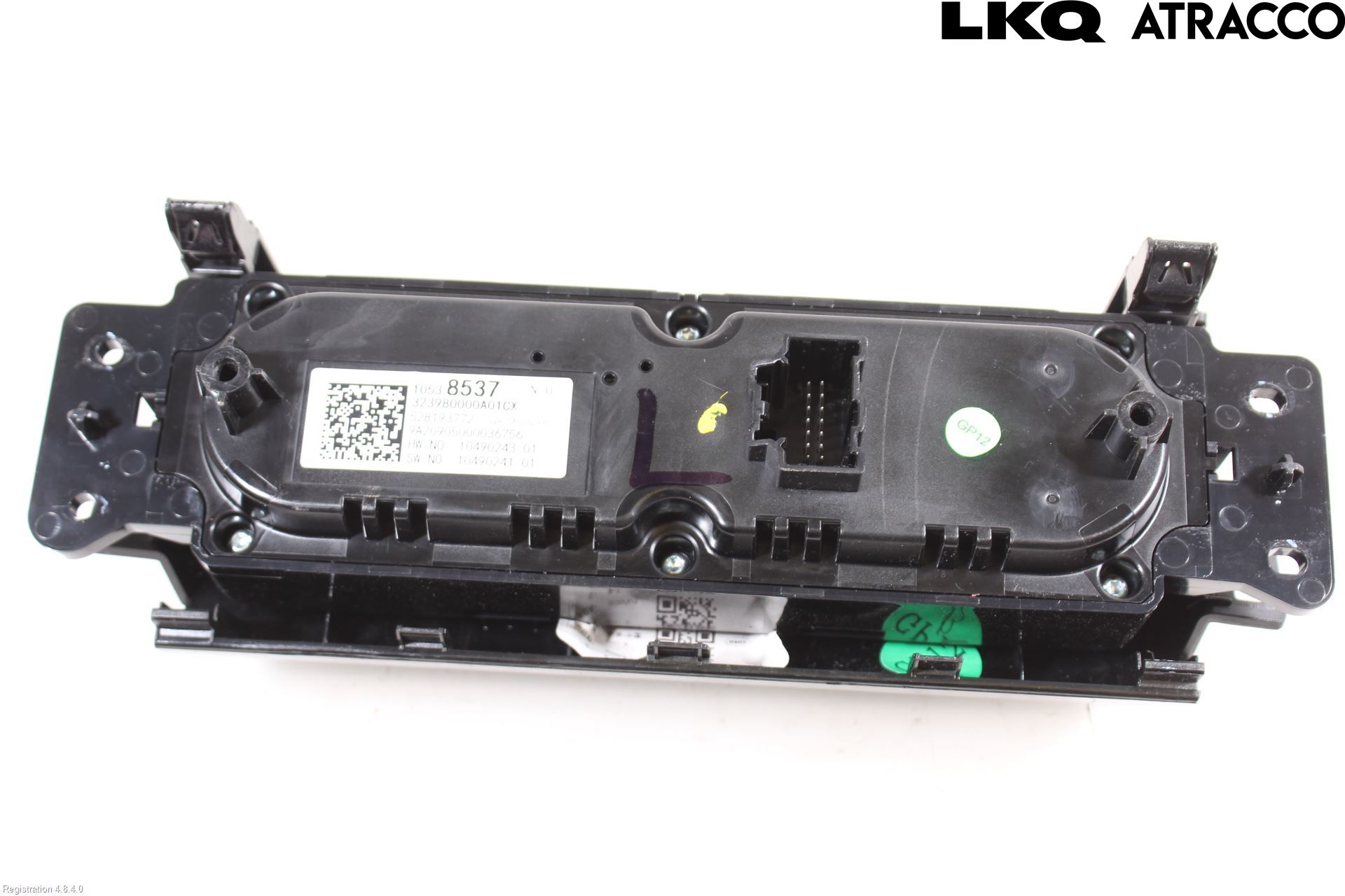 MG ZS EV 20- Varme Ac Betjening-Display