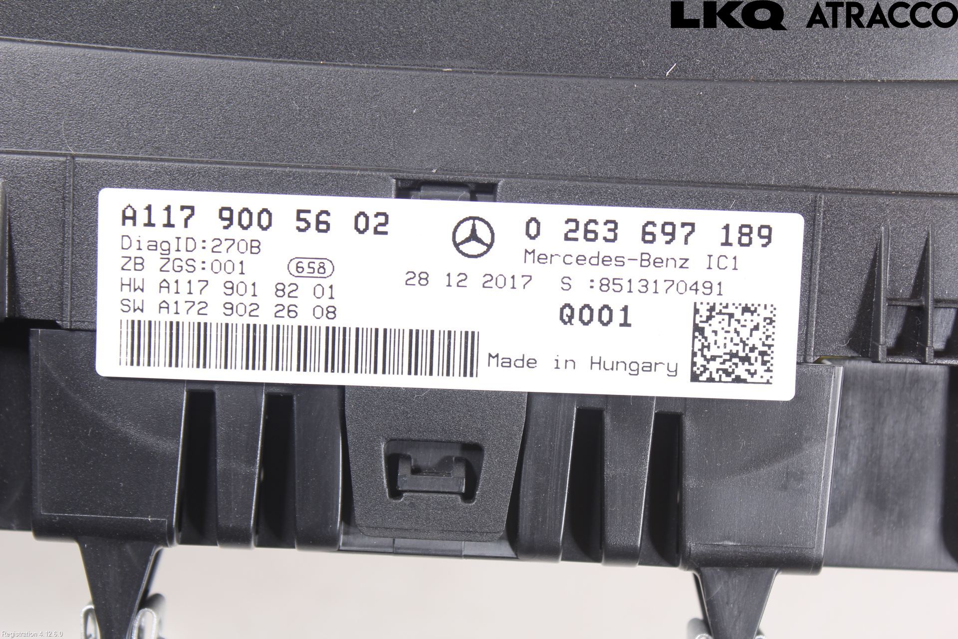 Mercedes-Benz MB CLA-KLASS (C117/X117) 13-19 Instr Kombinert