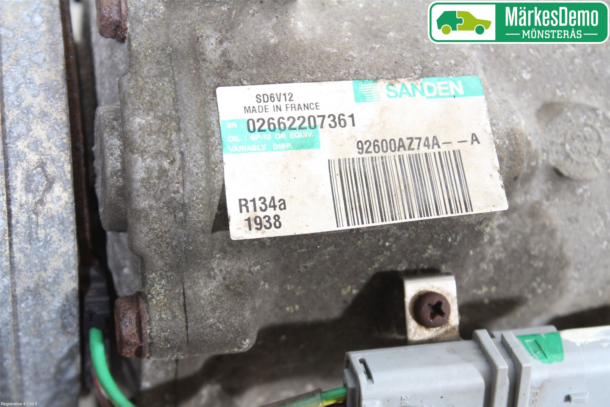 Nissan NV200/NV200 COMBI Varme Ac Kompressor