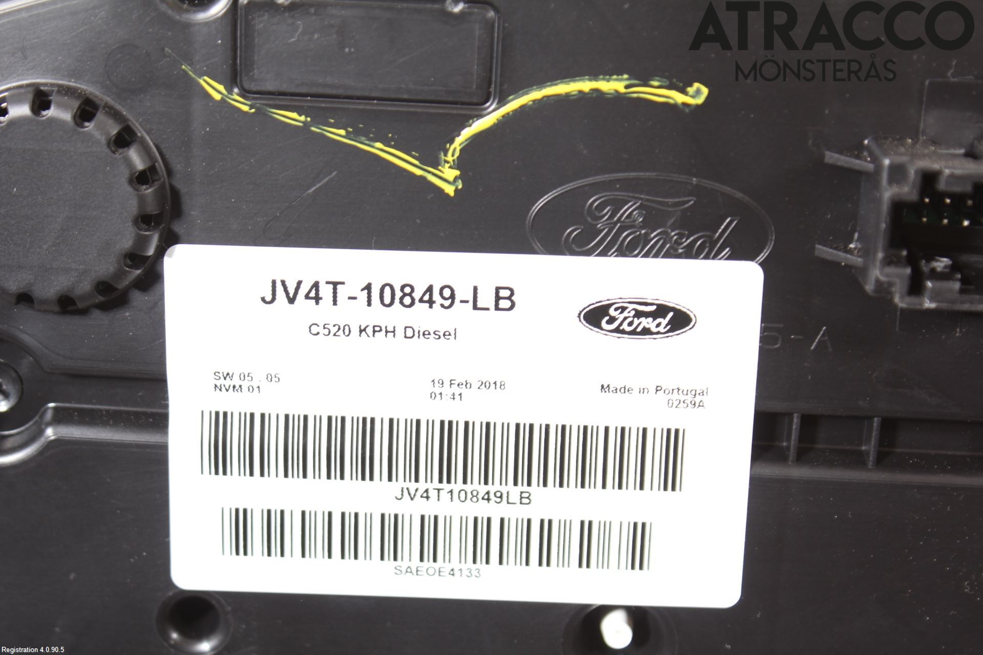 Ford KUGA 17-19 Instr Kombinert