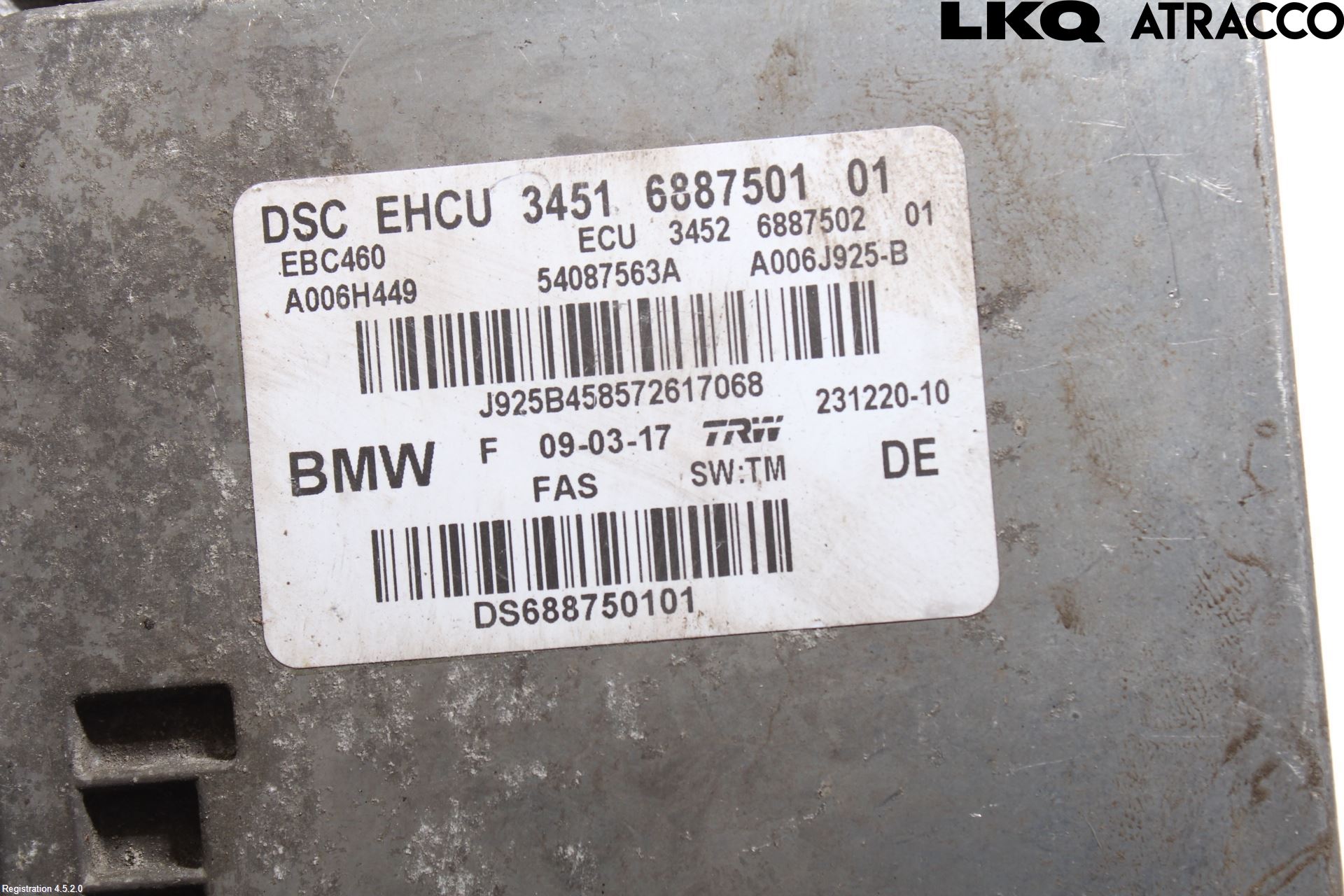 BMW 5 G30/G31/F90 17-23 Abs Hydraulikkaggregat