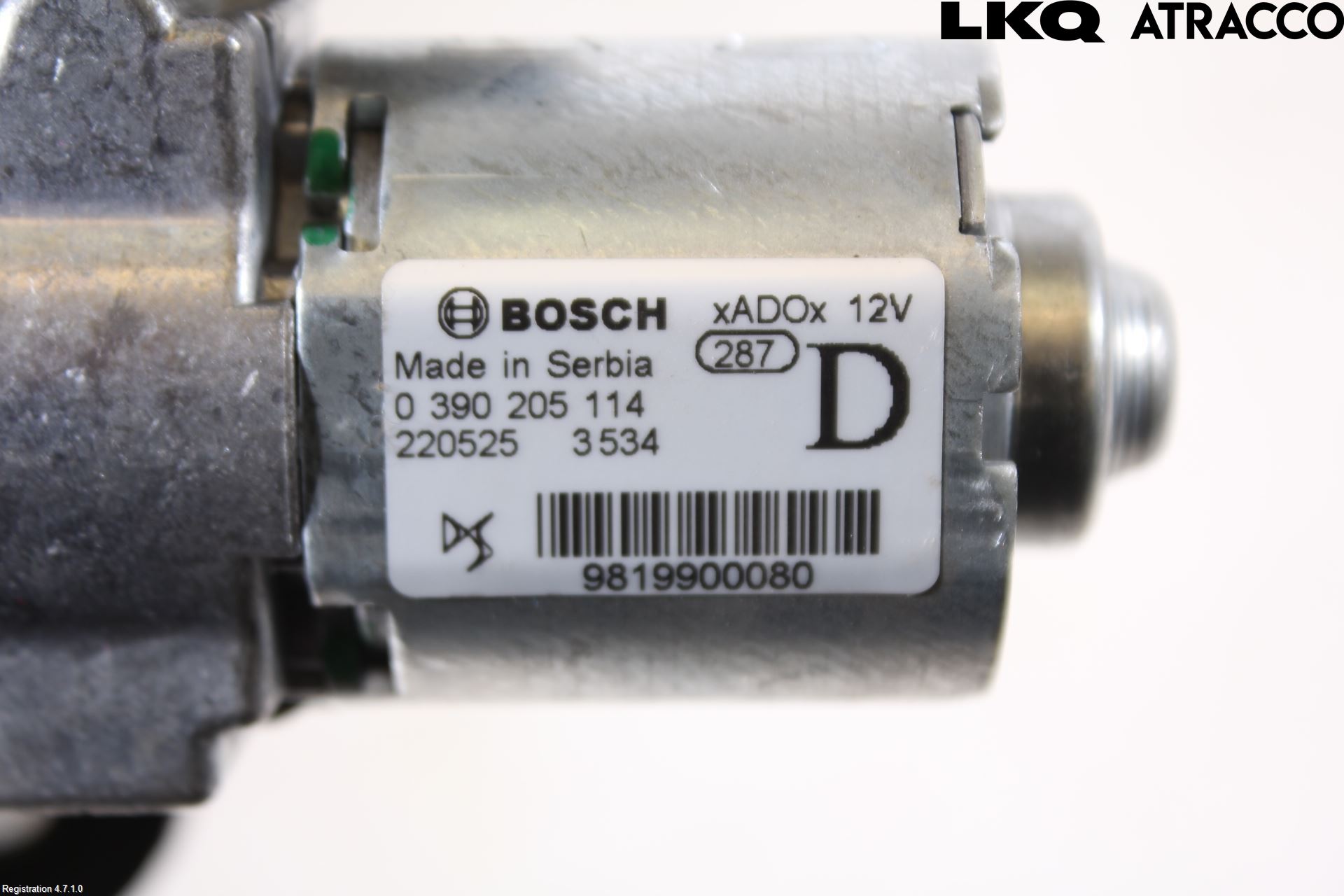 Peugeot 208/E-208 20- Viskermotor Bakluke