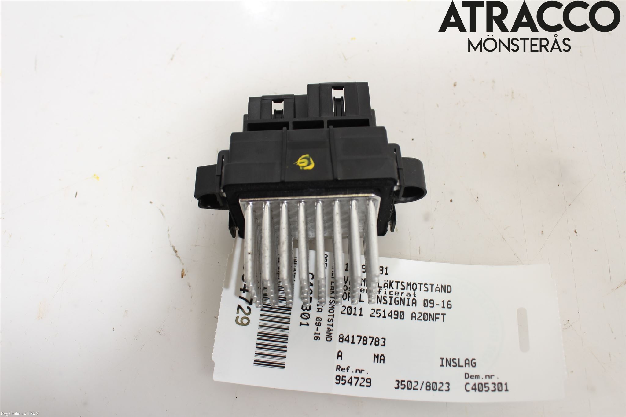 Opel INSIGNIA 09-16 Varmeapparat Viftemotstand