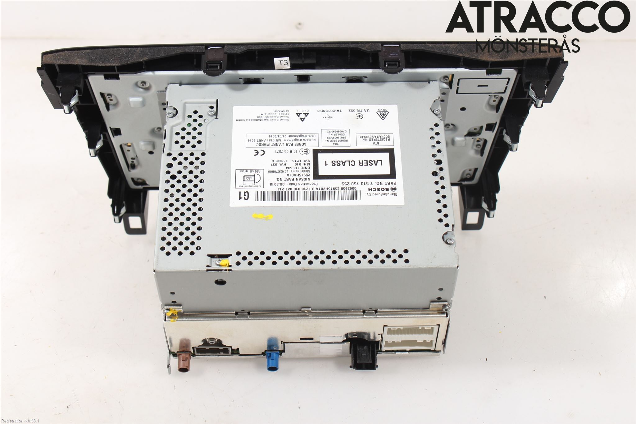 Nissan QASHQAI 17-21 Stereo Radio Med Cd