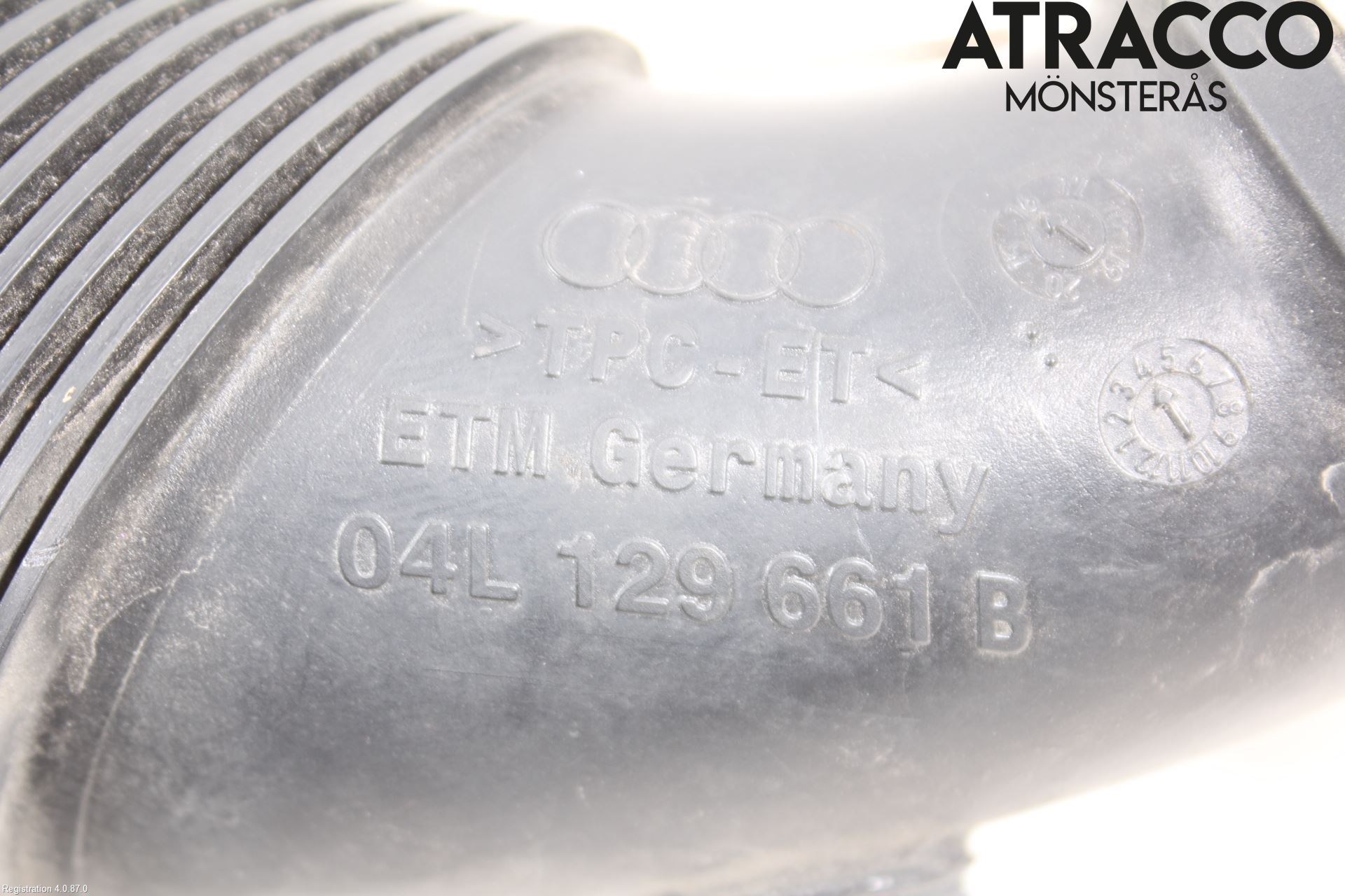 Audi A4/S4 B9 16-19 Inns Gummibelg - Slange