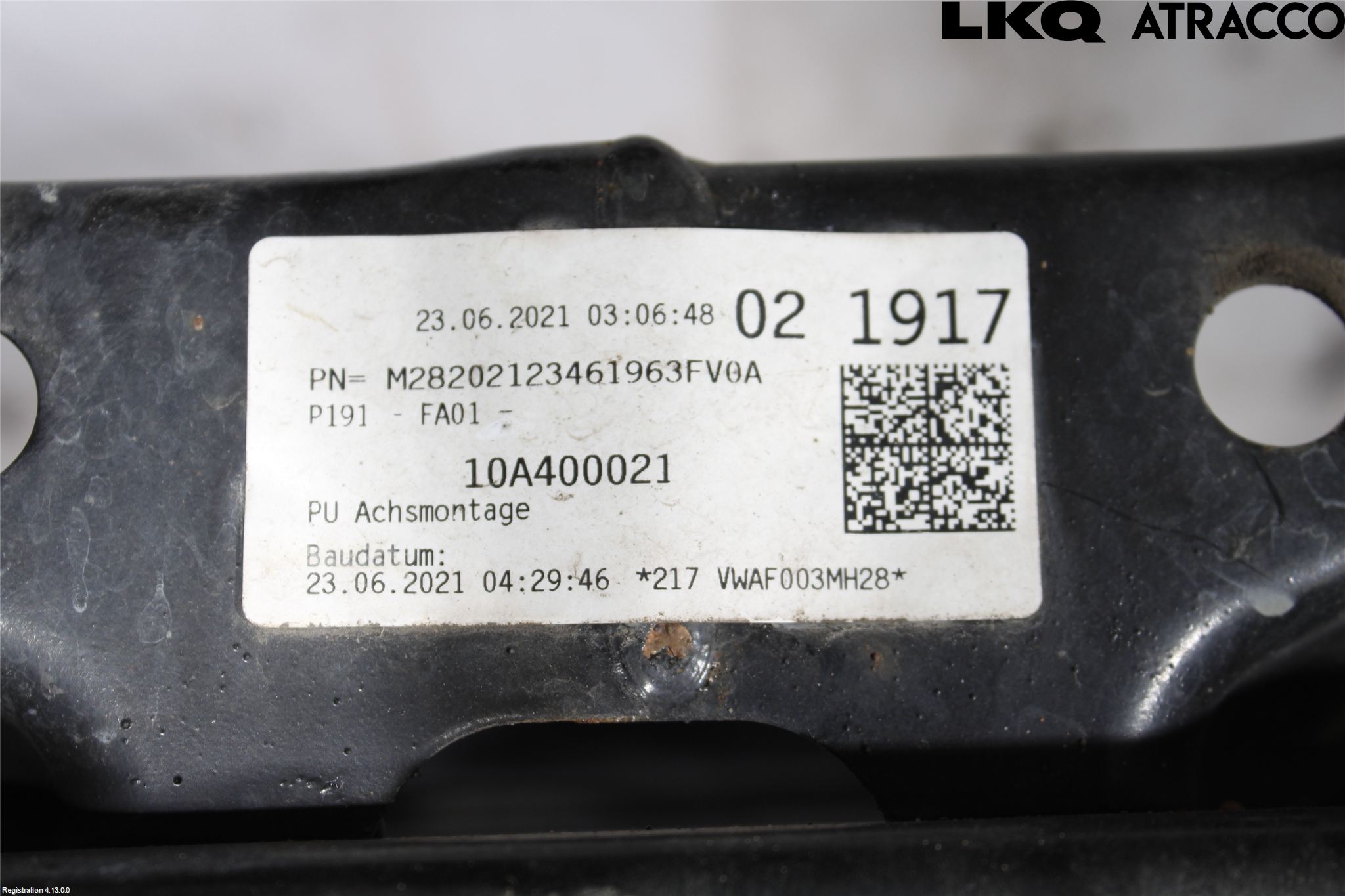 Volkswagen VW ID.3 21- Forstillingsbjelke(Tvergående)