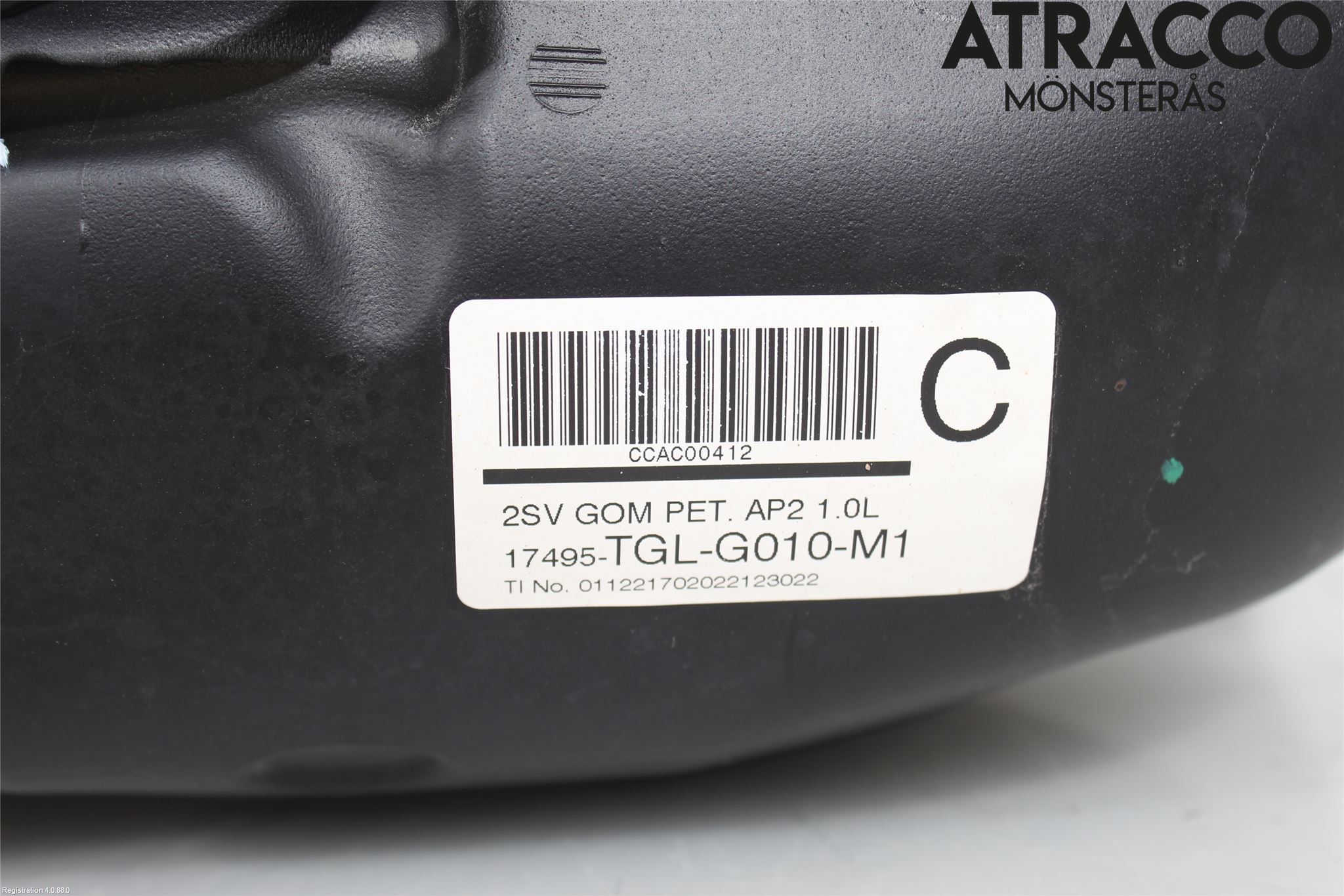 Honda CIVIC 17-22 Drivstofftank Innsprøytning