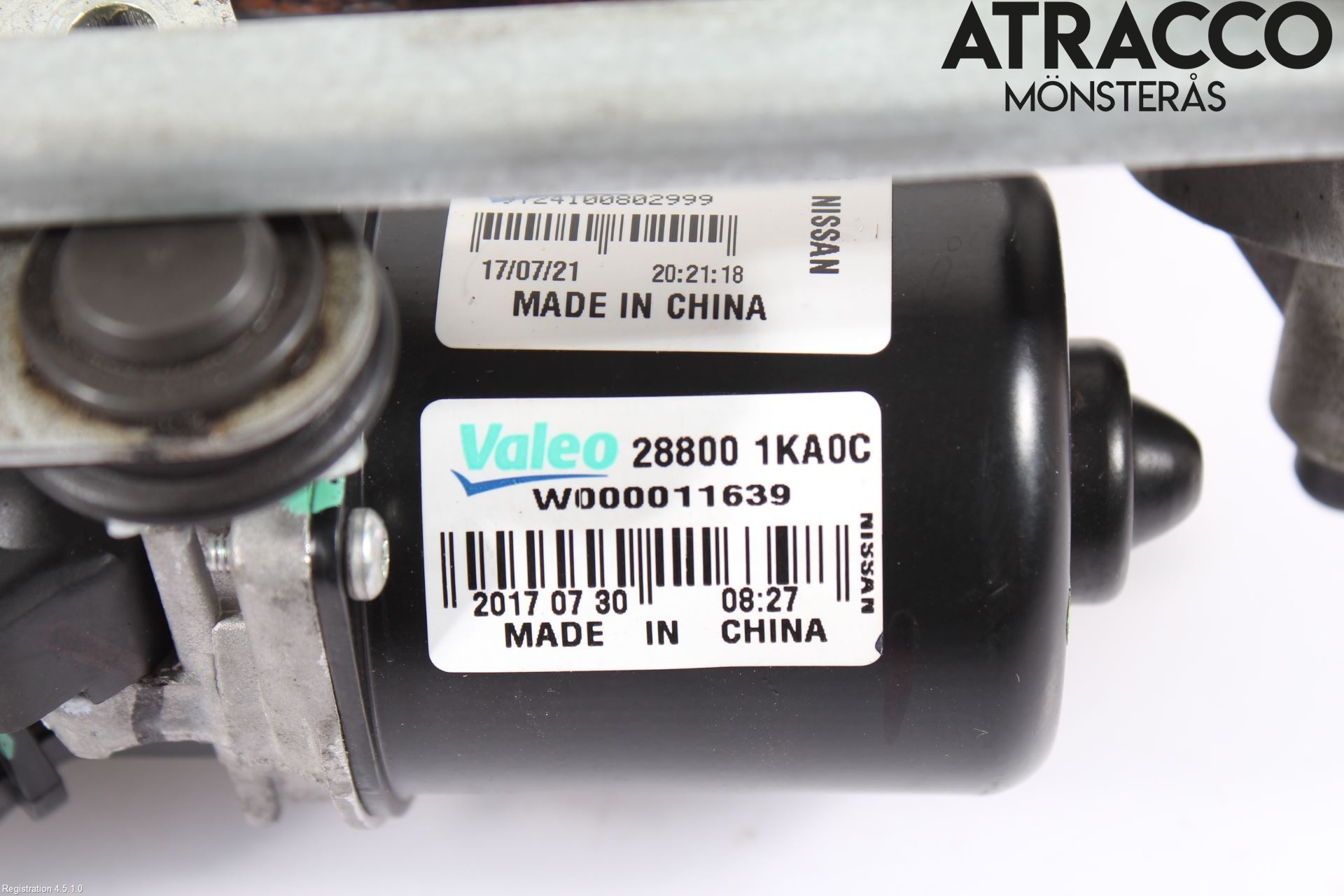Nissan JUKE 14-19 Viskermotor Frontrute