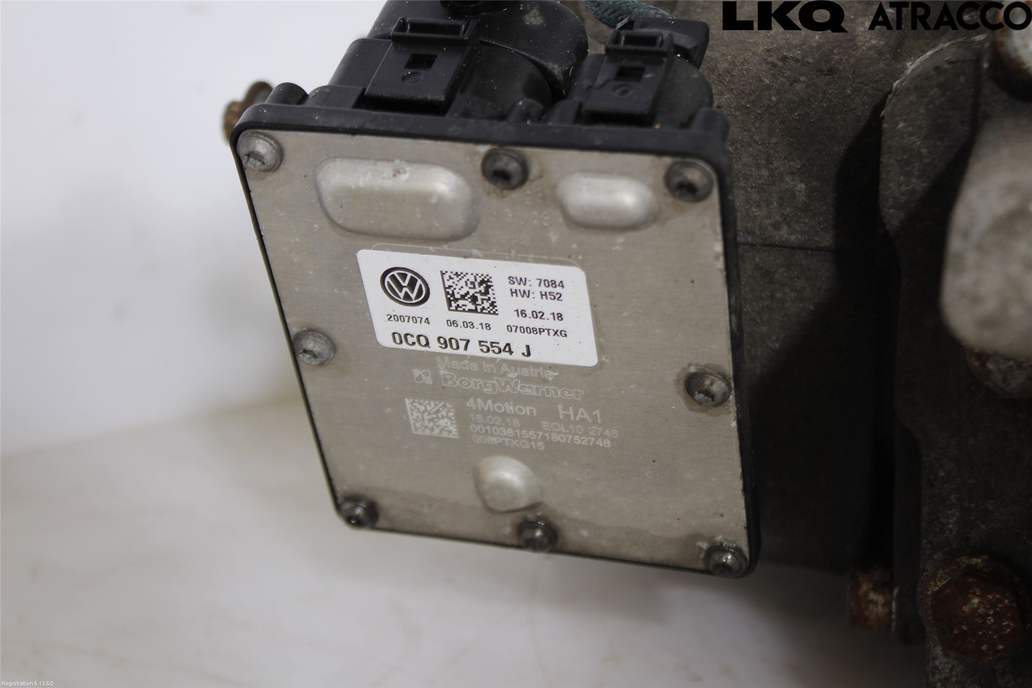 Volkswagen VW PASSAT 15-19 Bakaksel Kardang Bak -Diff