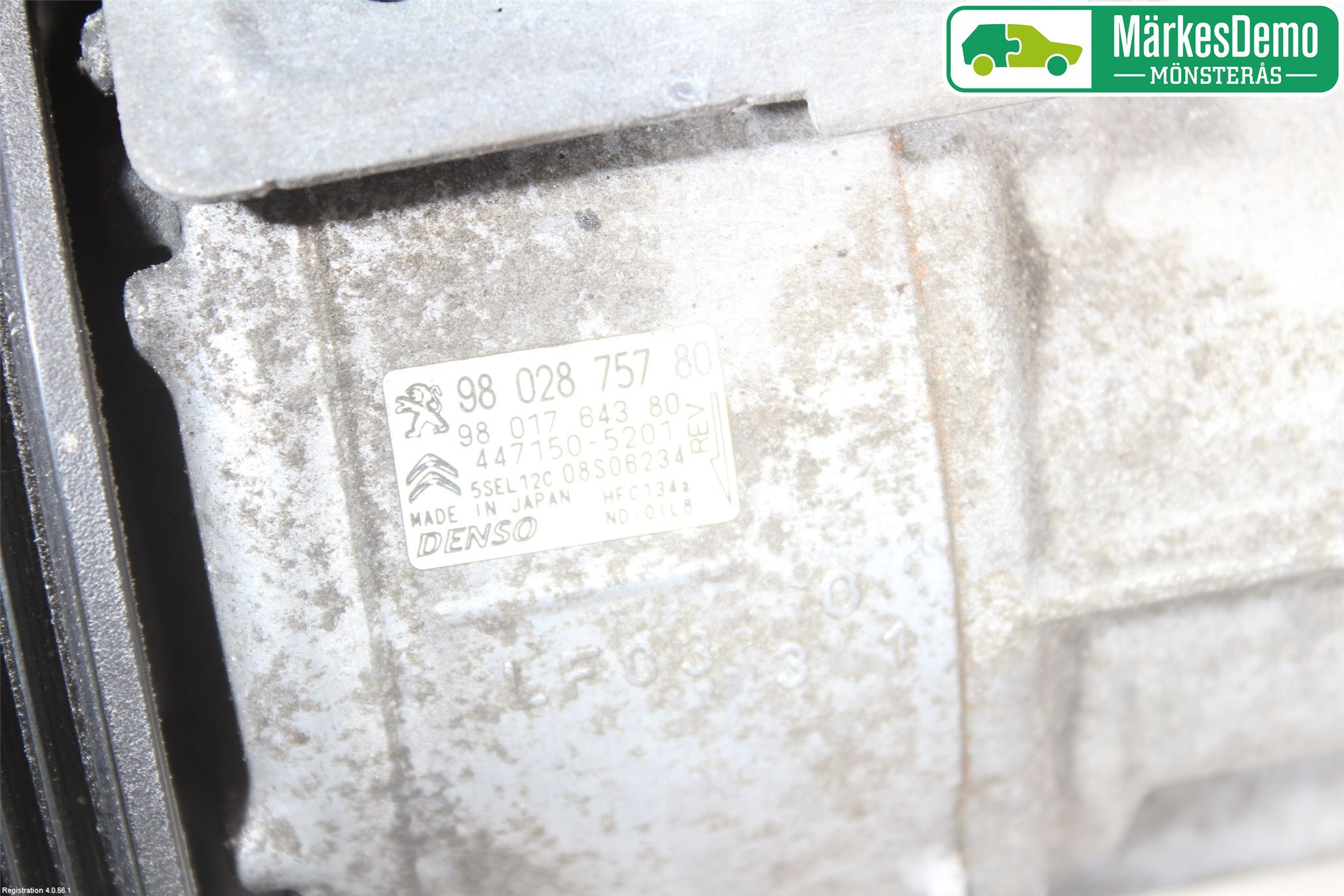 Citroen BERLINGO 08-18 Varme Ac Kompressor
