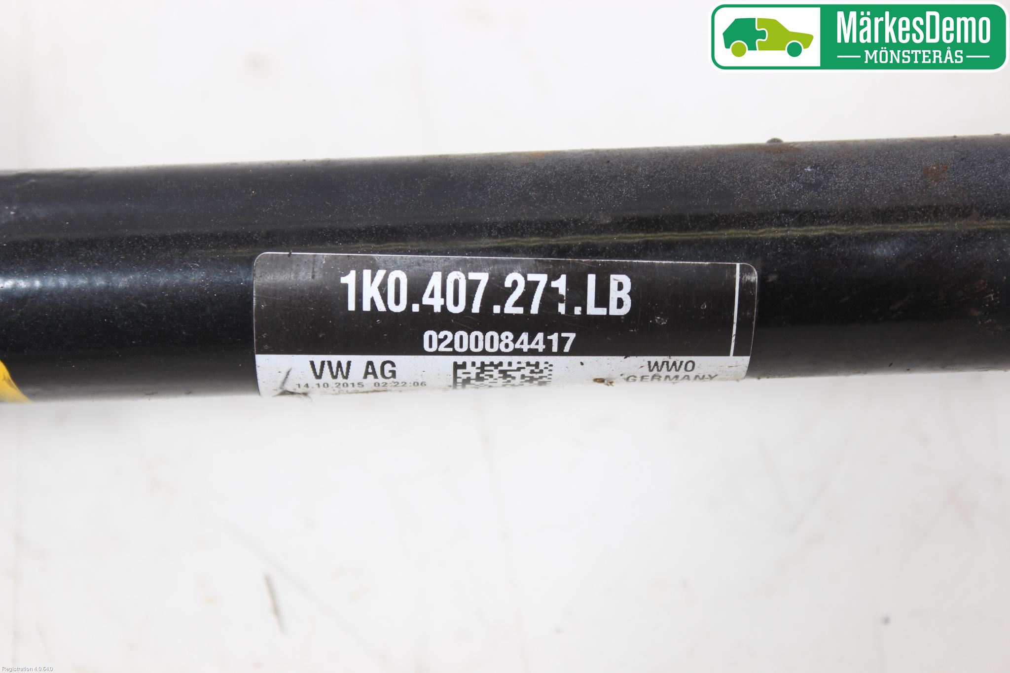 Volkswagen VW GOLF / E-GOLF VII 13-20 Drivaksel Foran Kompl Venstre