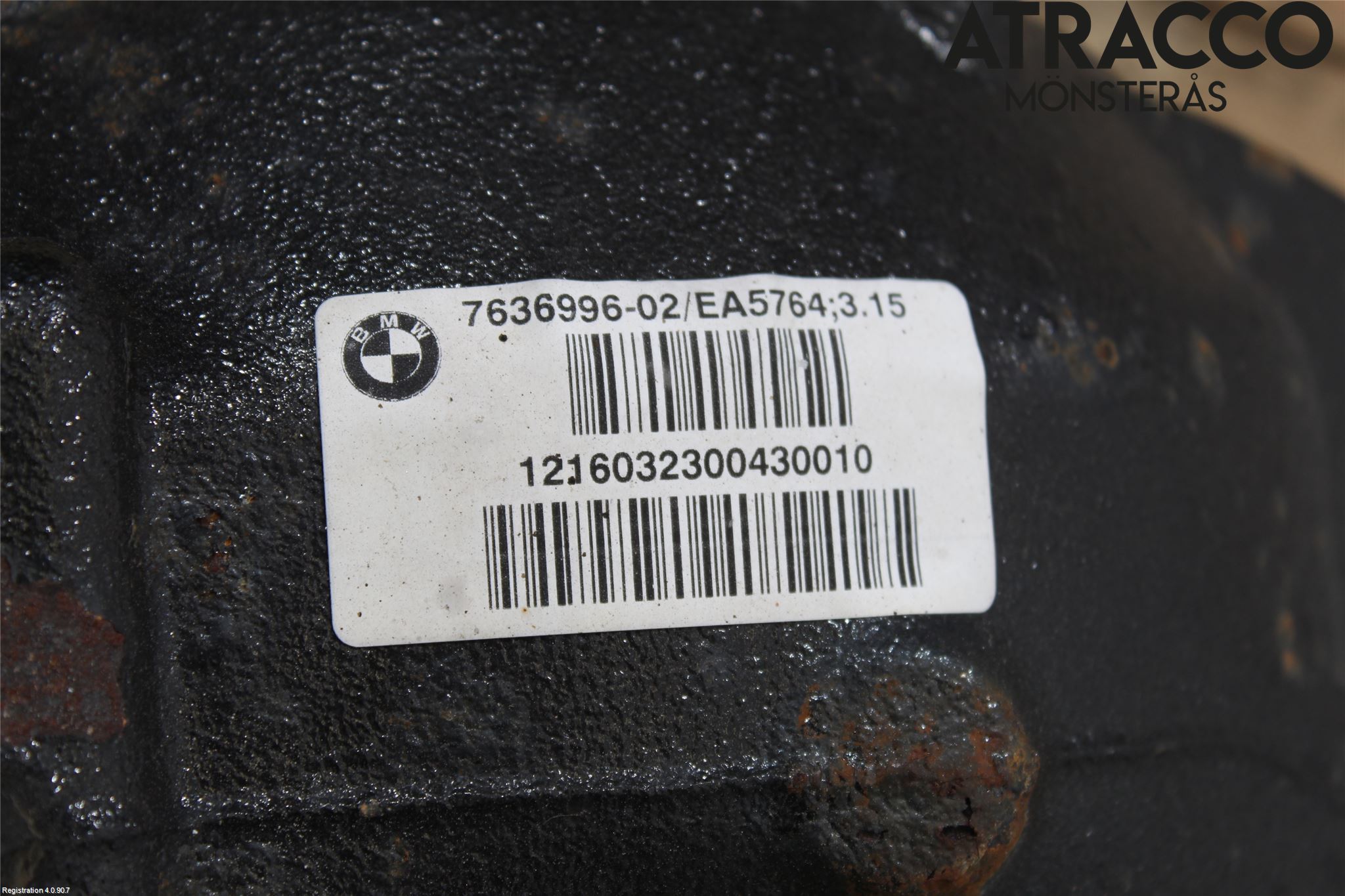 BMW X5 F15 13-18 Bakaksel Kardang Bak -Diff