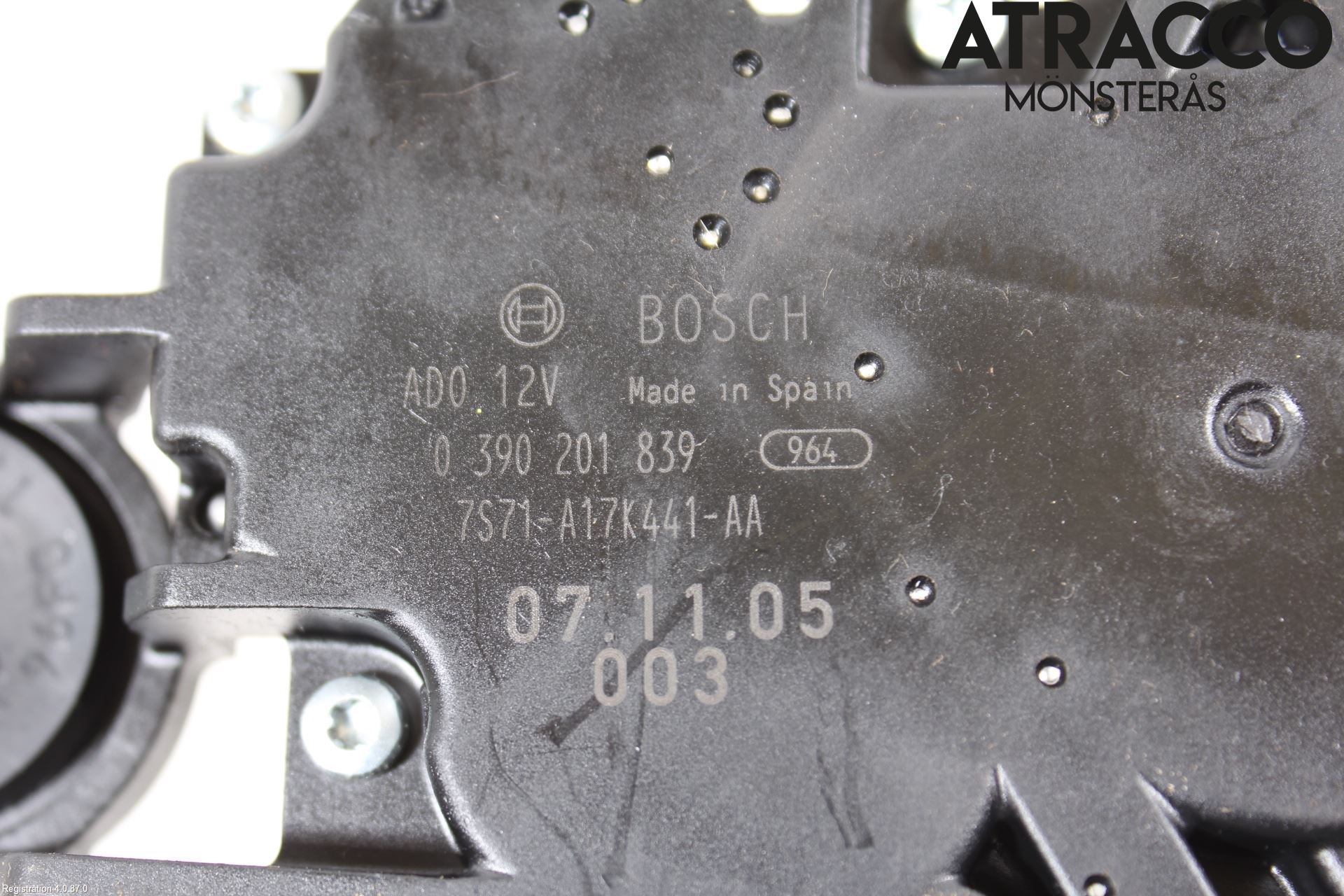 Ford MONDEO 07-15 Viskermotor Bakluke