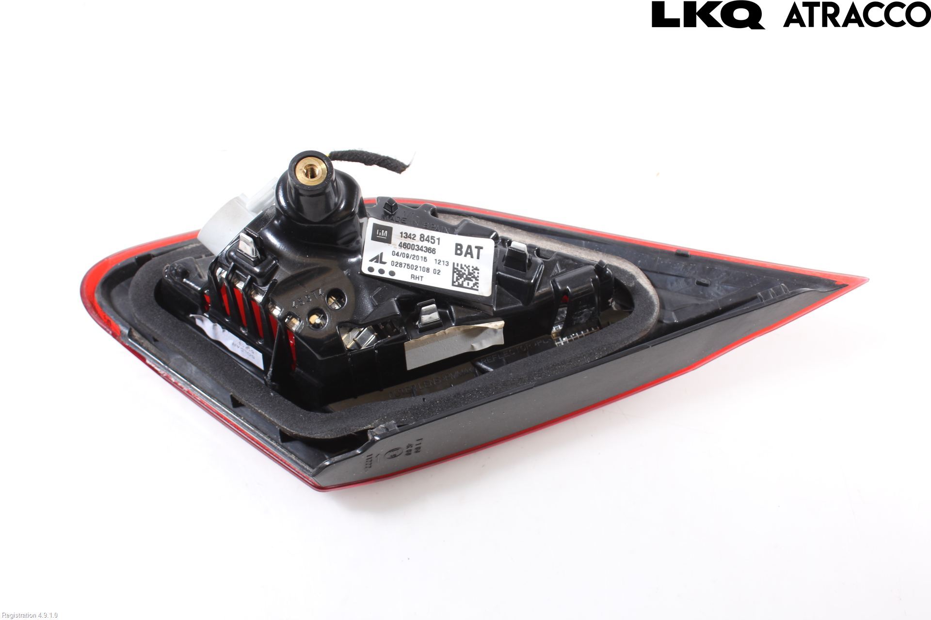 Opel CORSA E 15-19 Baklykt Venstre  På Luke(Indre