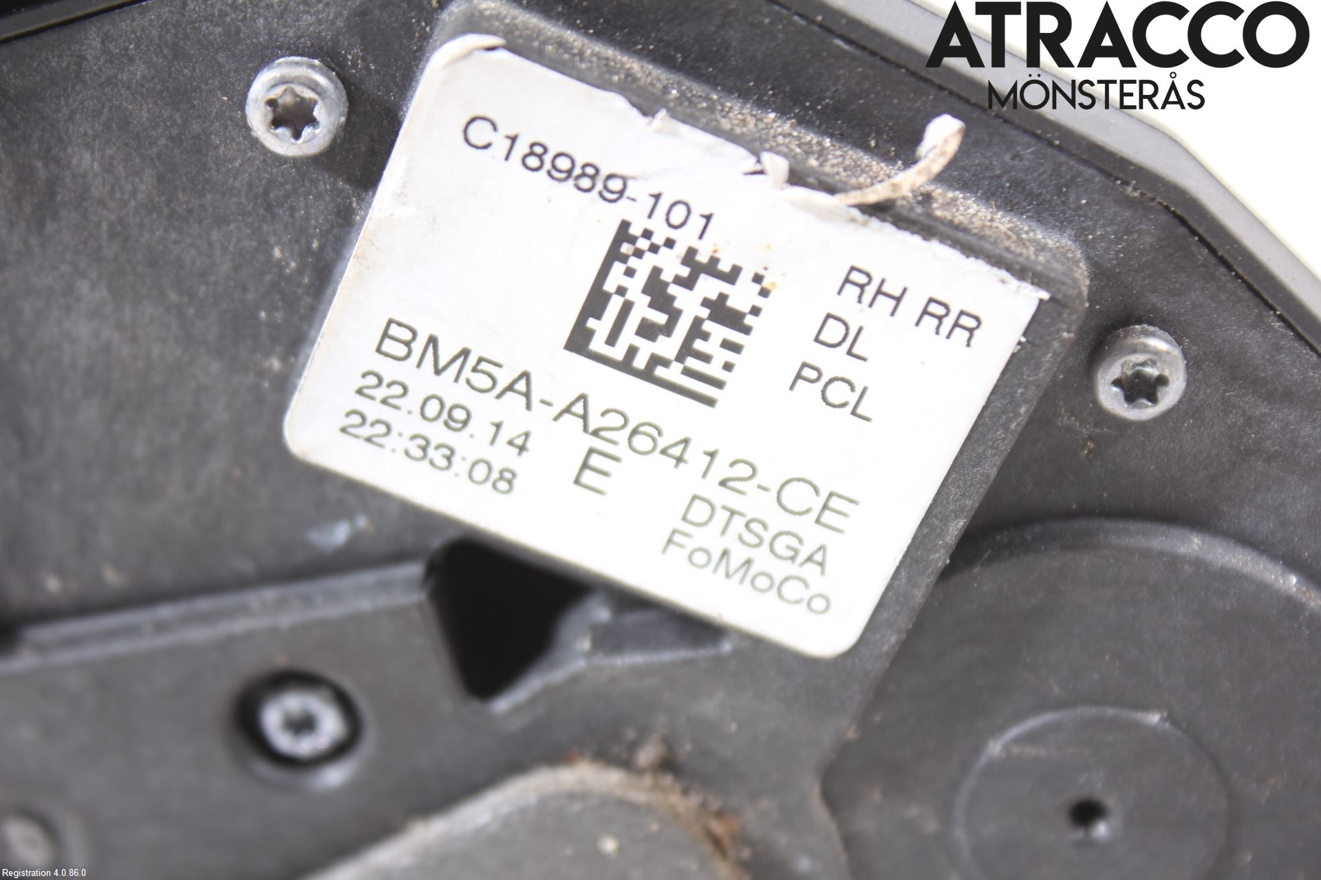 Ford MONDEO 15-22 Dørlås - Låsekasse