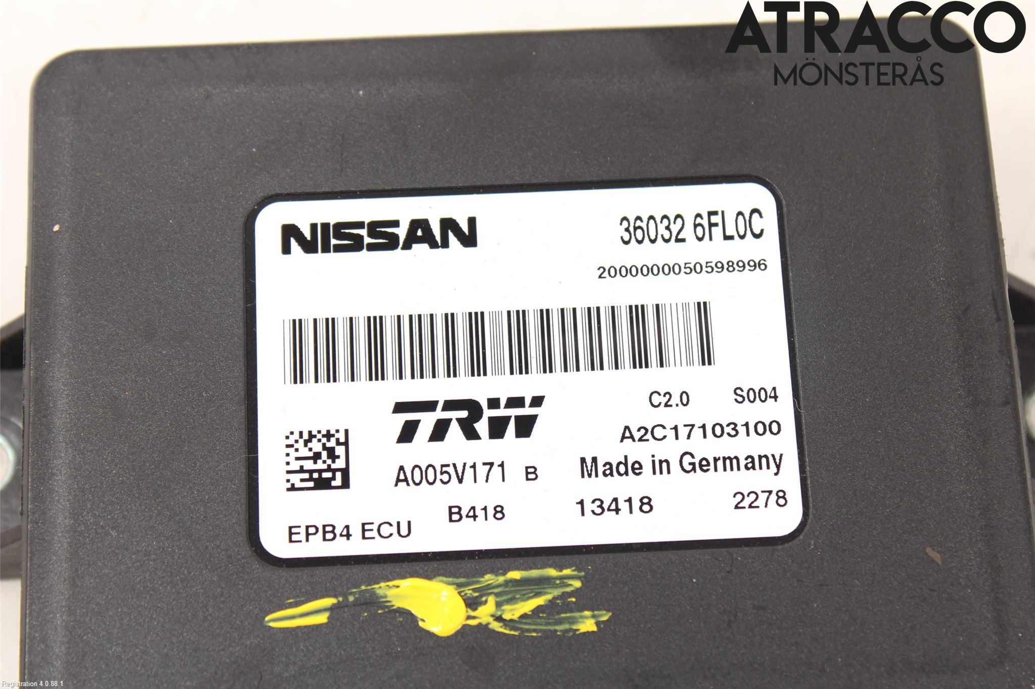 Nissan QASHQAI 17-21 Styreenhet Parkbrems