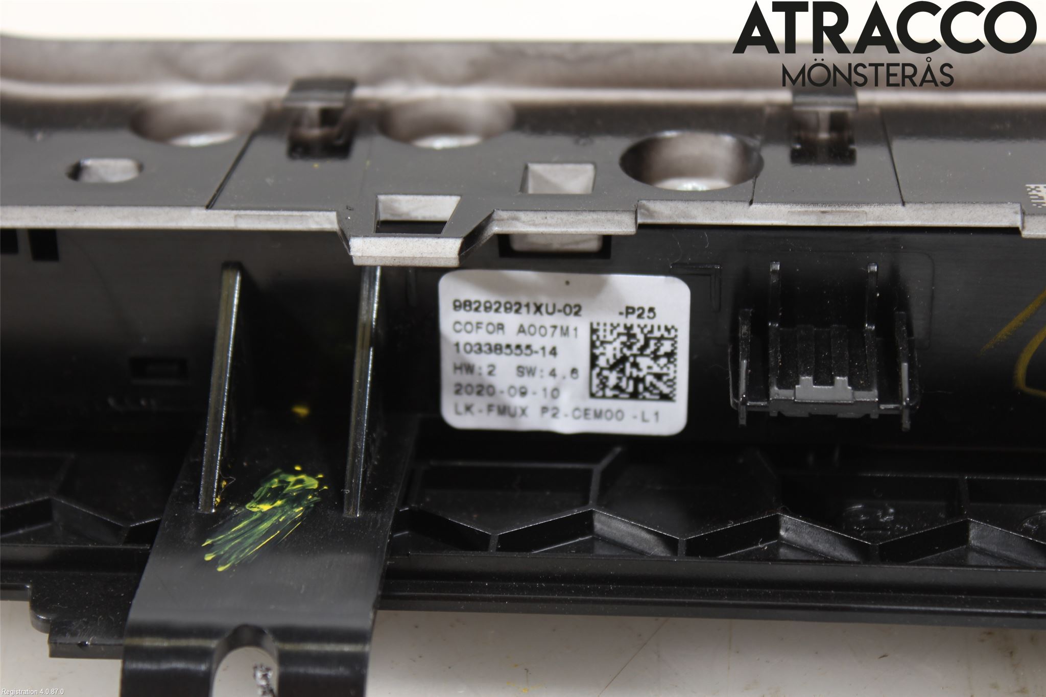 Peugeot 208/E-208 20- Varme Ac Betjening-Display