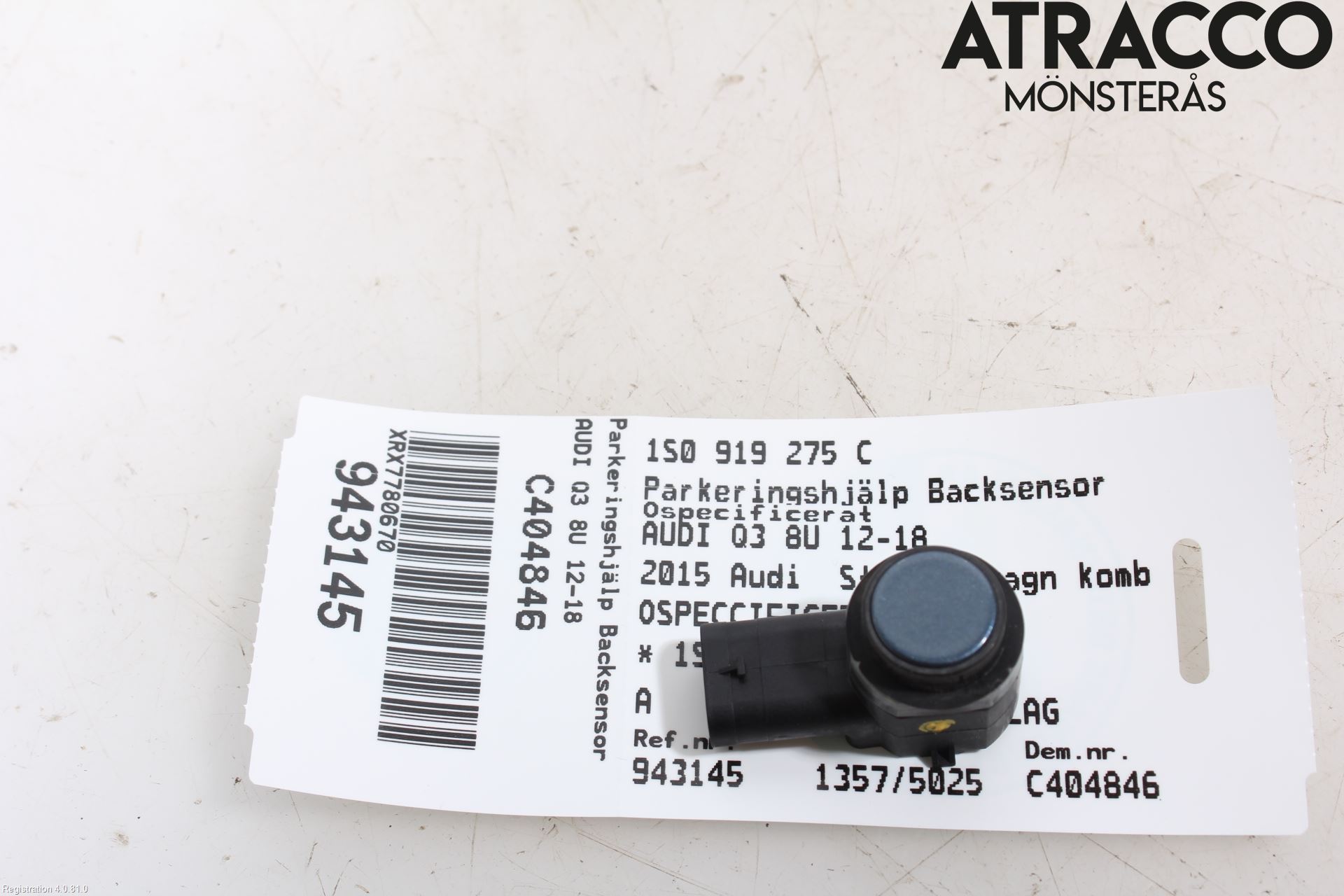 Audi Q3 8U 12-18 Sensor Ryggesensor