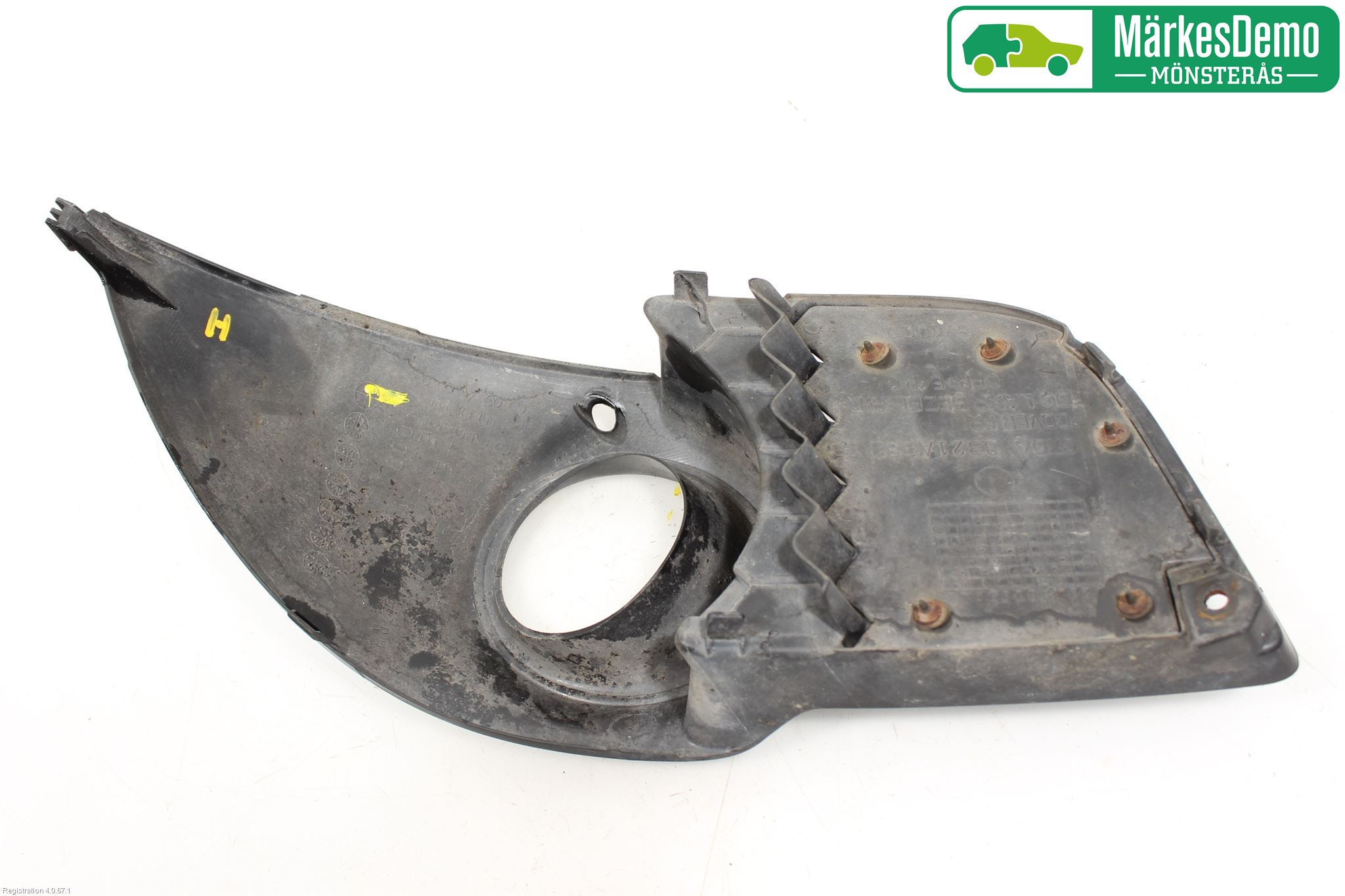 Mitsubishi LANCER 07-14 Frontlykt Kurve-Tåkelys Ramme