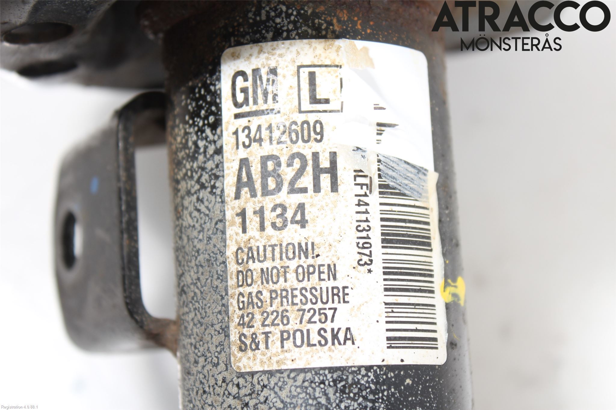 Opel ASTRA J 10-15 Fjærbein Foran Venstre