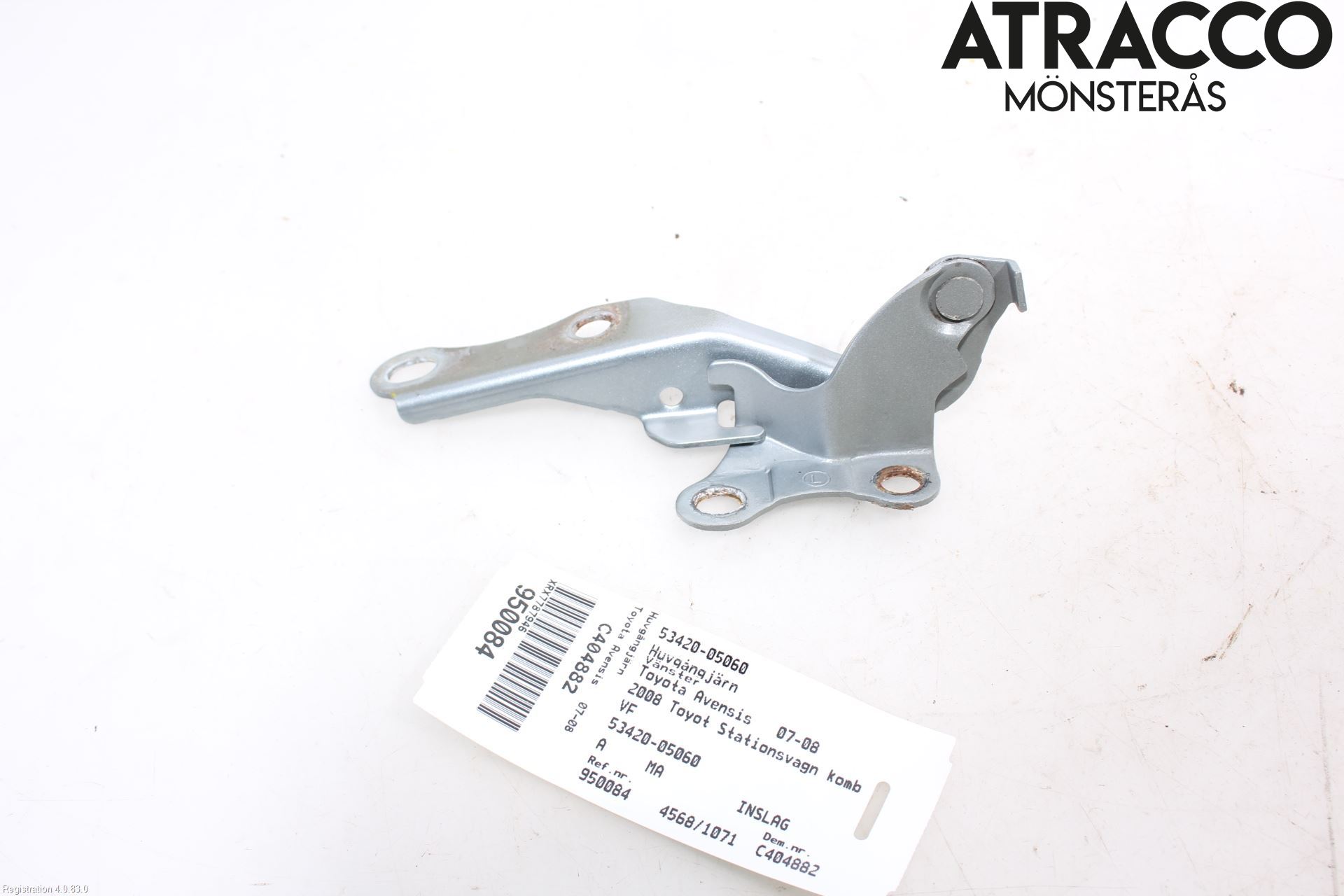 Toyota AVENSIS 07-08 Panser Hengsel - Hengsler