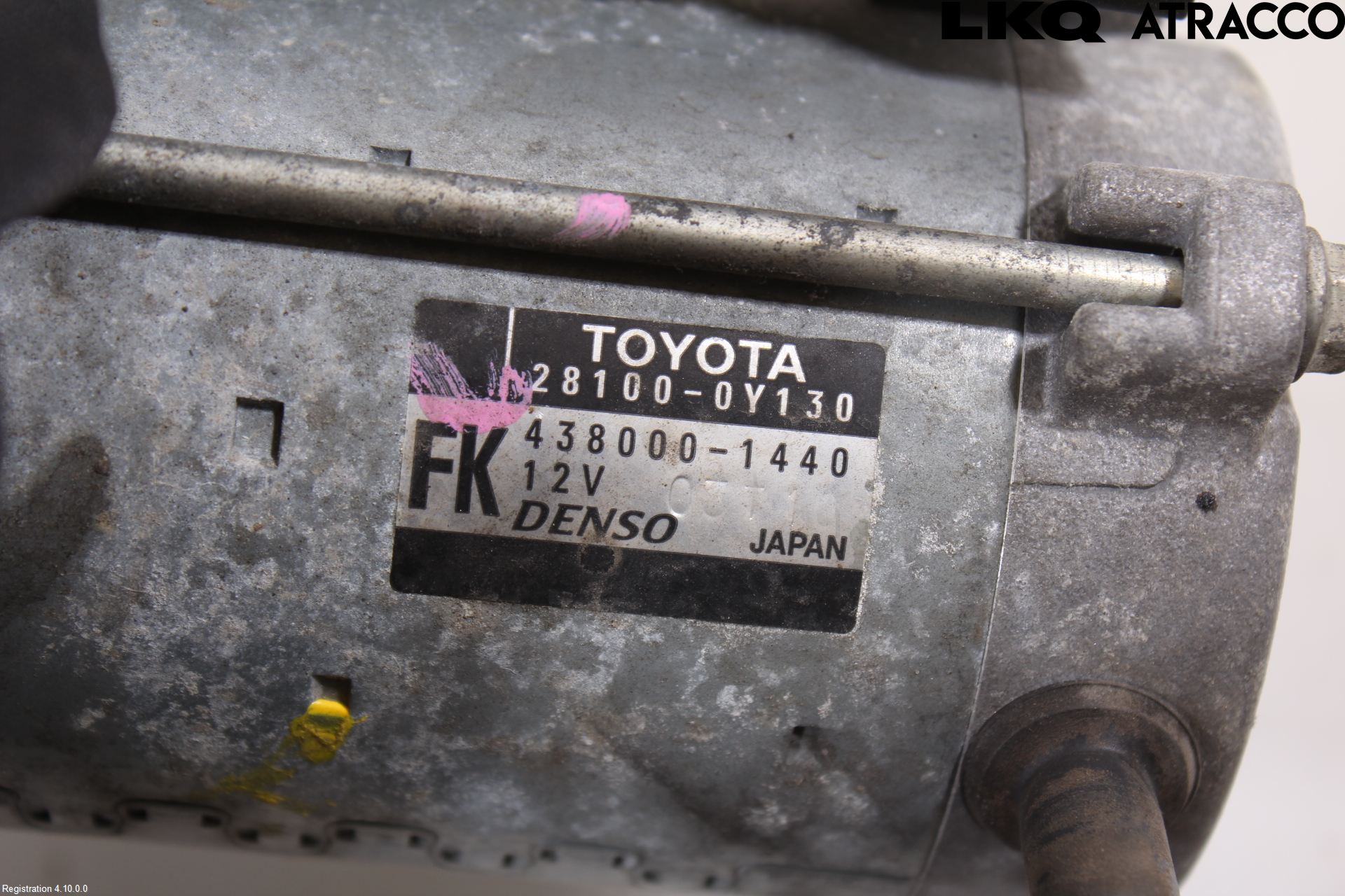 Toyota YARIS XP130 15-20 Startmotor