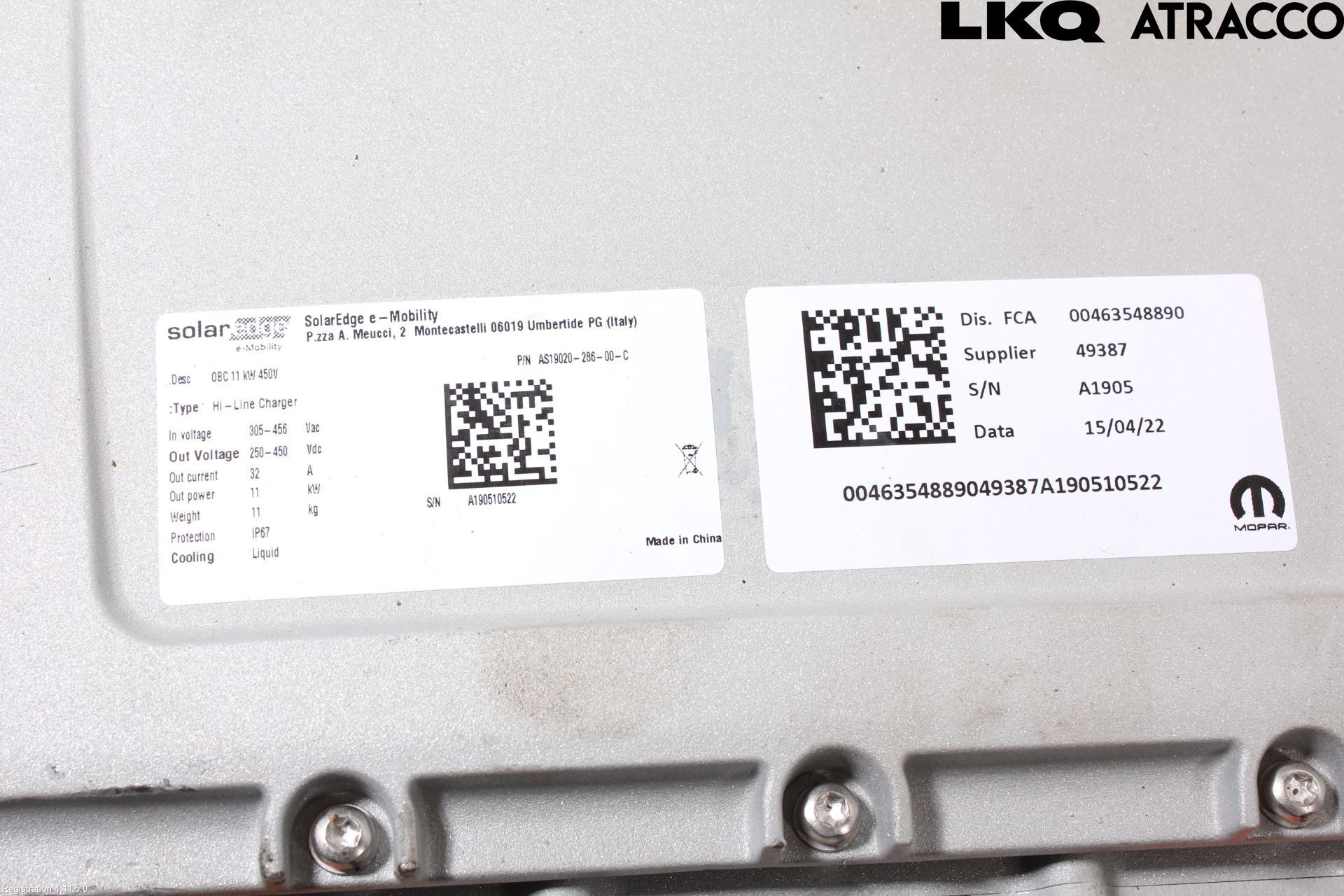 Fiat DUCATO 15-23 Batterilader Hybrid