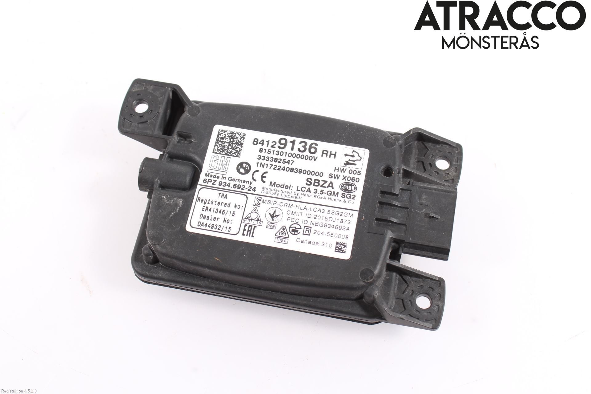 Opel INSIGNIA 17- Sensor Kollisjonsbeskyttelse