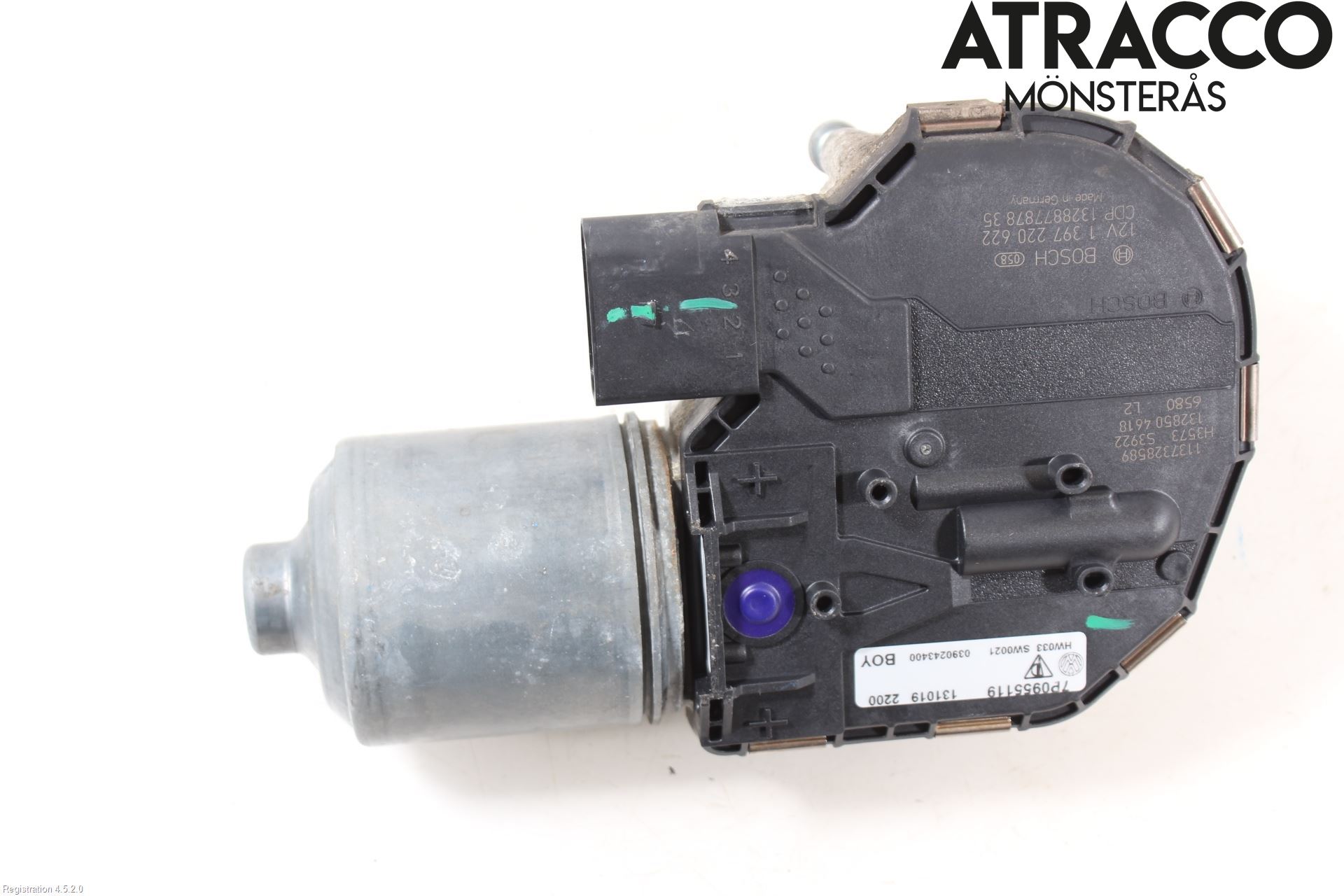 Volkswagen VW TOUAREG 7P 11-18 Viskermotor Frontrute