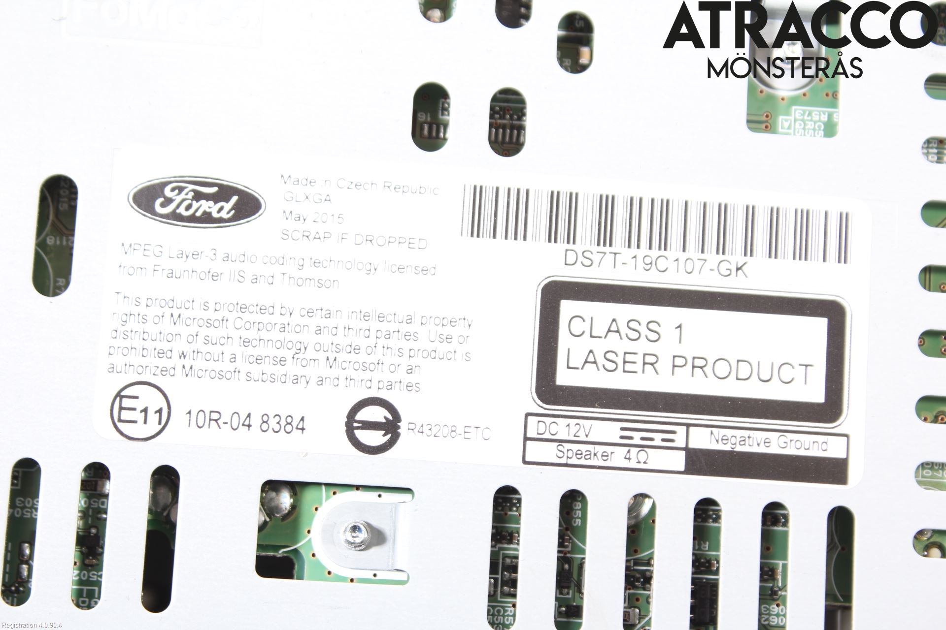 Ford MONDEO 15-22 Stereo Radio Med Cd