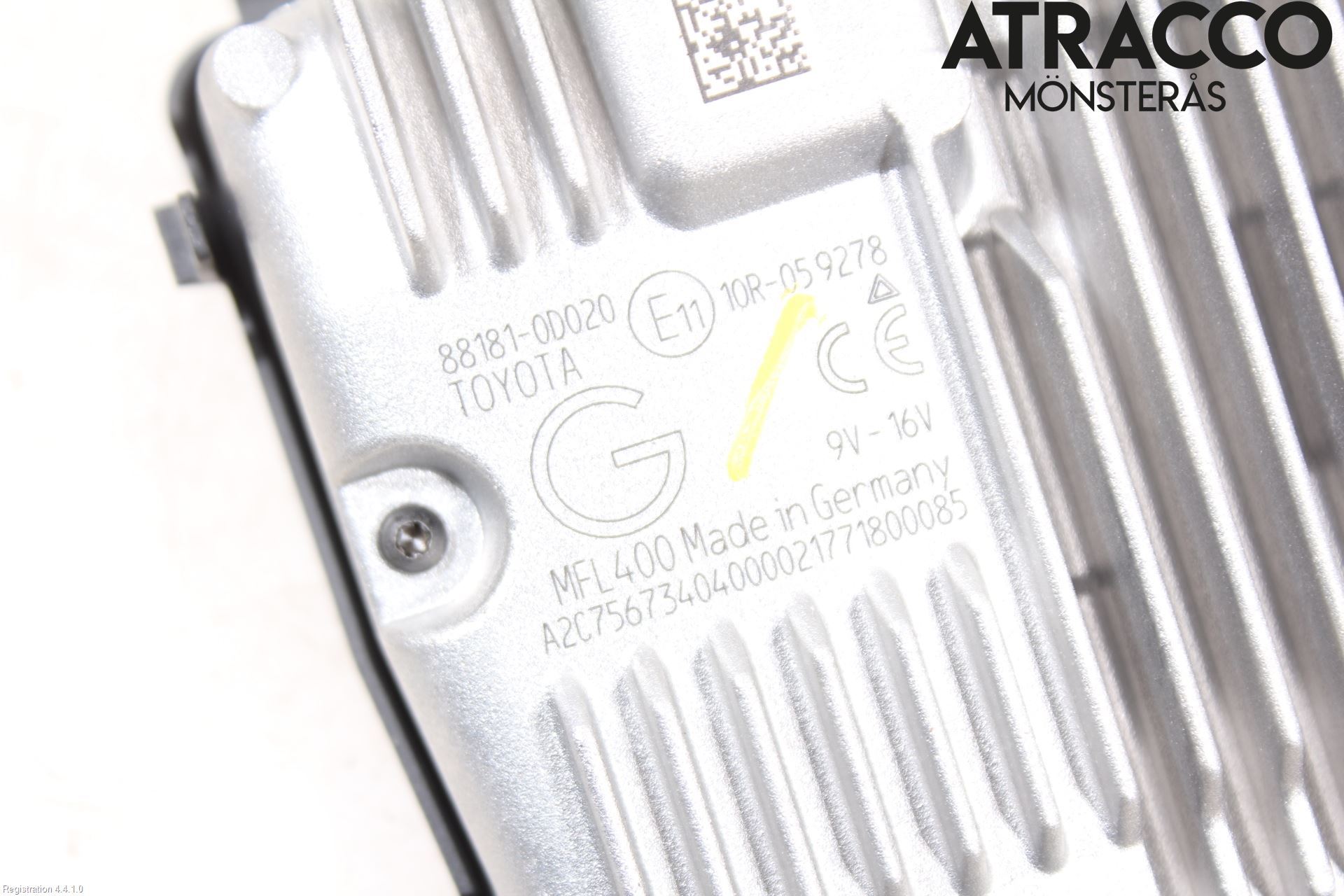 Toyota YARIS XP130 15-20 Sensor Kollisjonsbeskyttelse