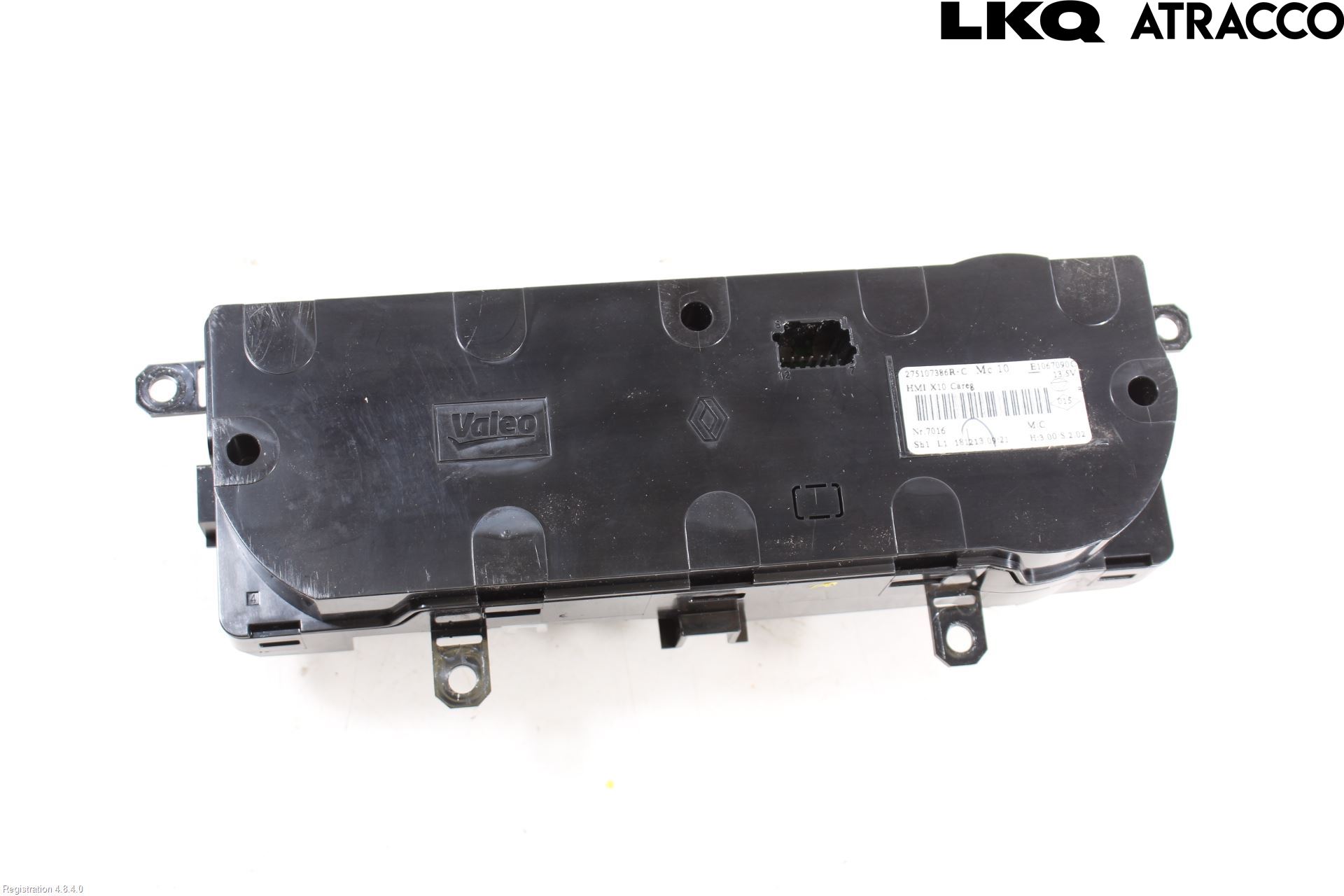 Renault ZOE/E-TECH 13- Varme Ac Betjening-Display