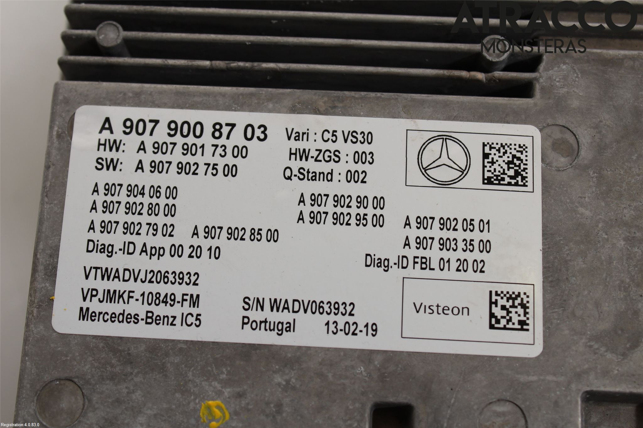 Mercedes-Benz MB SPRINTER (W907/W910) 19- Styrenhet Multimedia