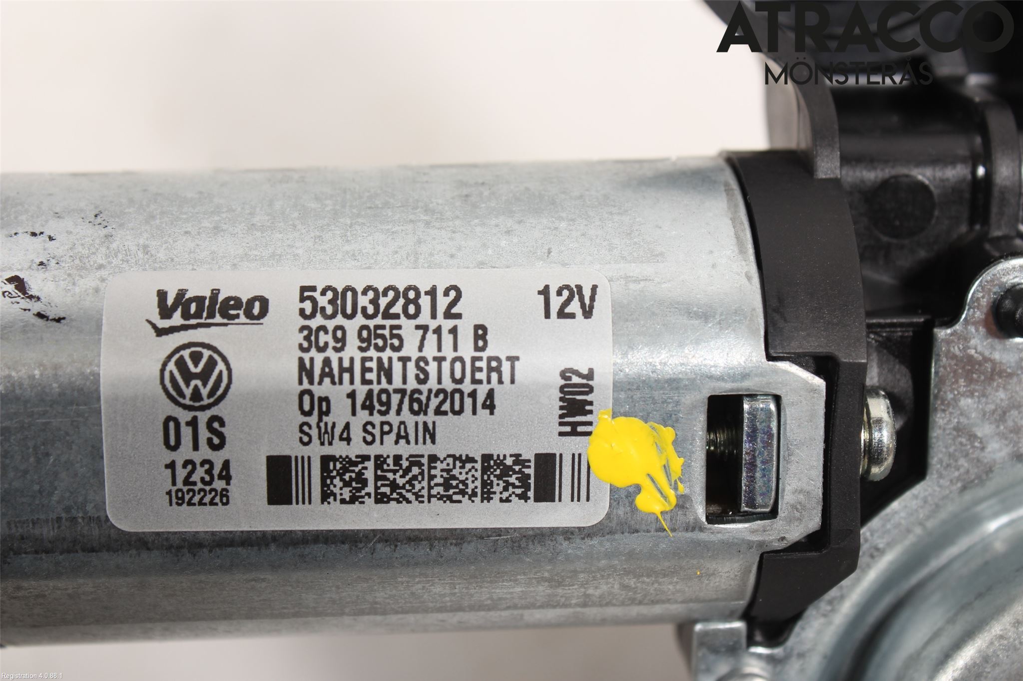 Volkswagen VW PASSAT 11-14 Viskermotor Bakluke
