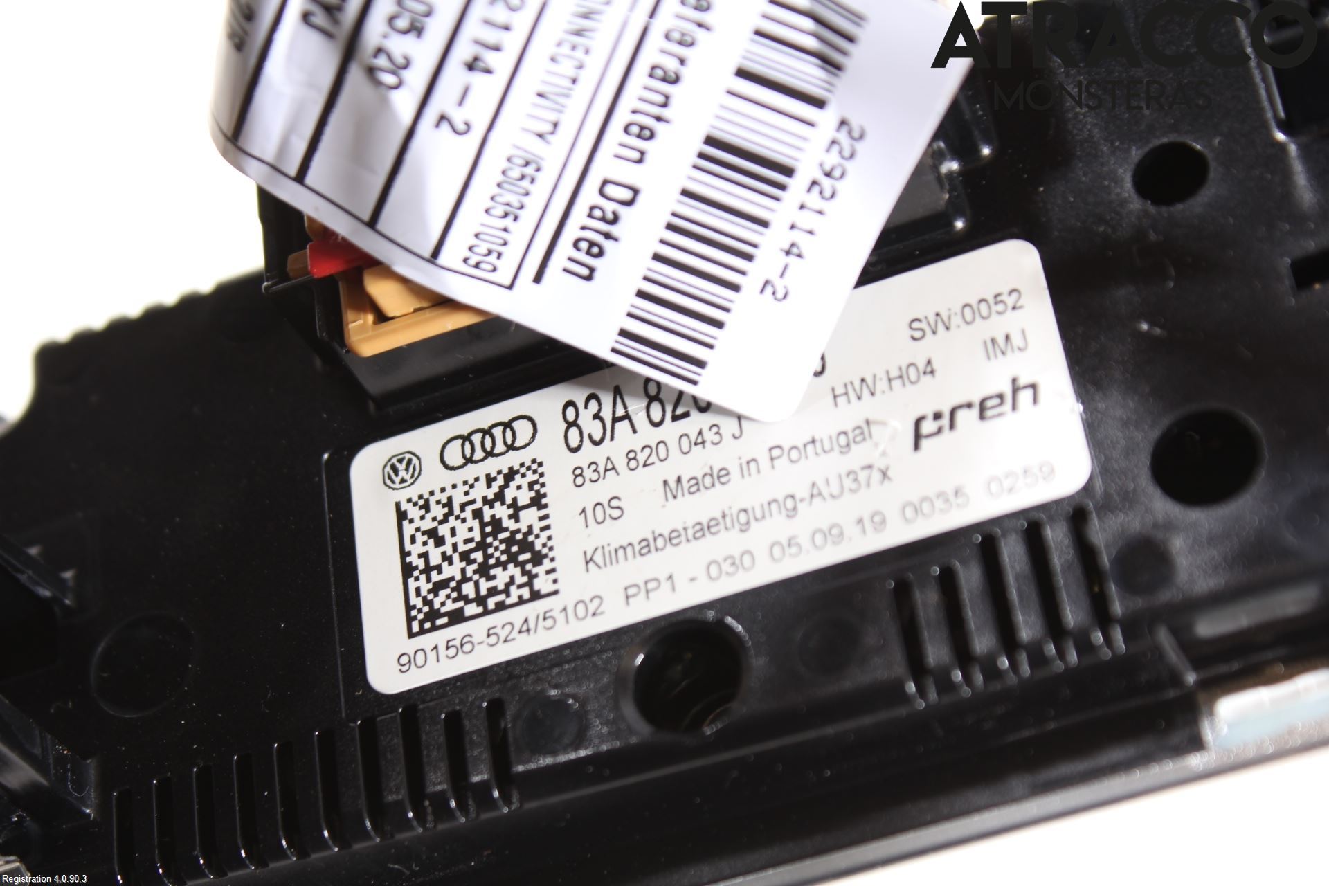 Audi A1 19- Varme Ac Betjening-Display