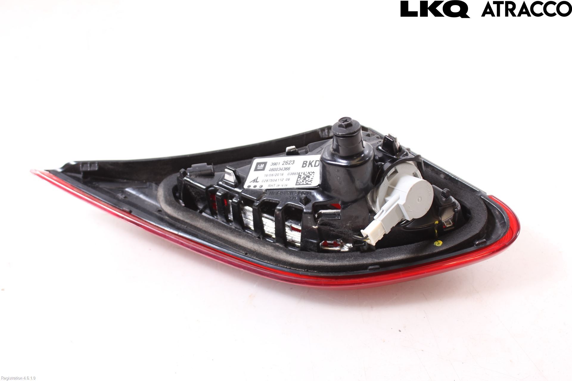 Opel CORSA E 15-19 Baklykt Venstre  På Luke(Indre