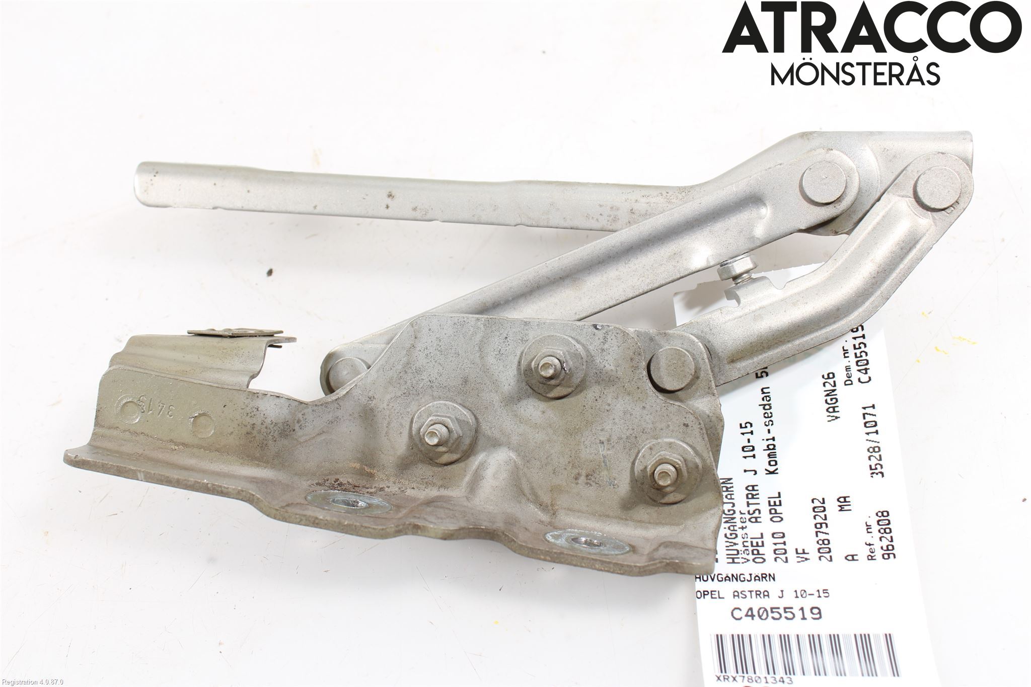 Opel ASTRA J 10-15 Panser Hengsel - Hengsler