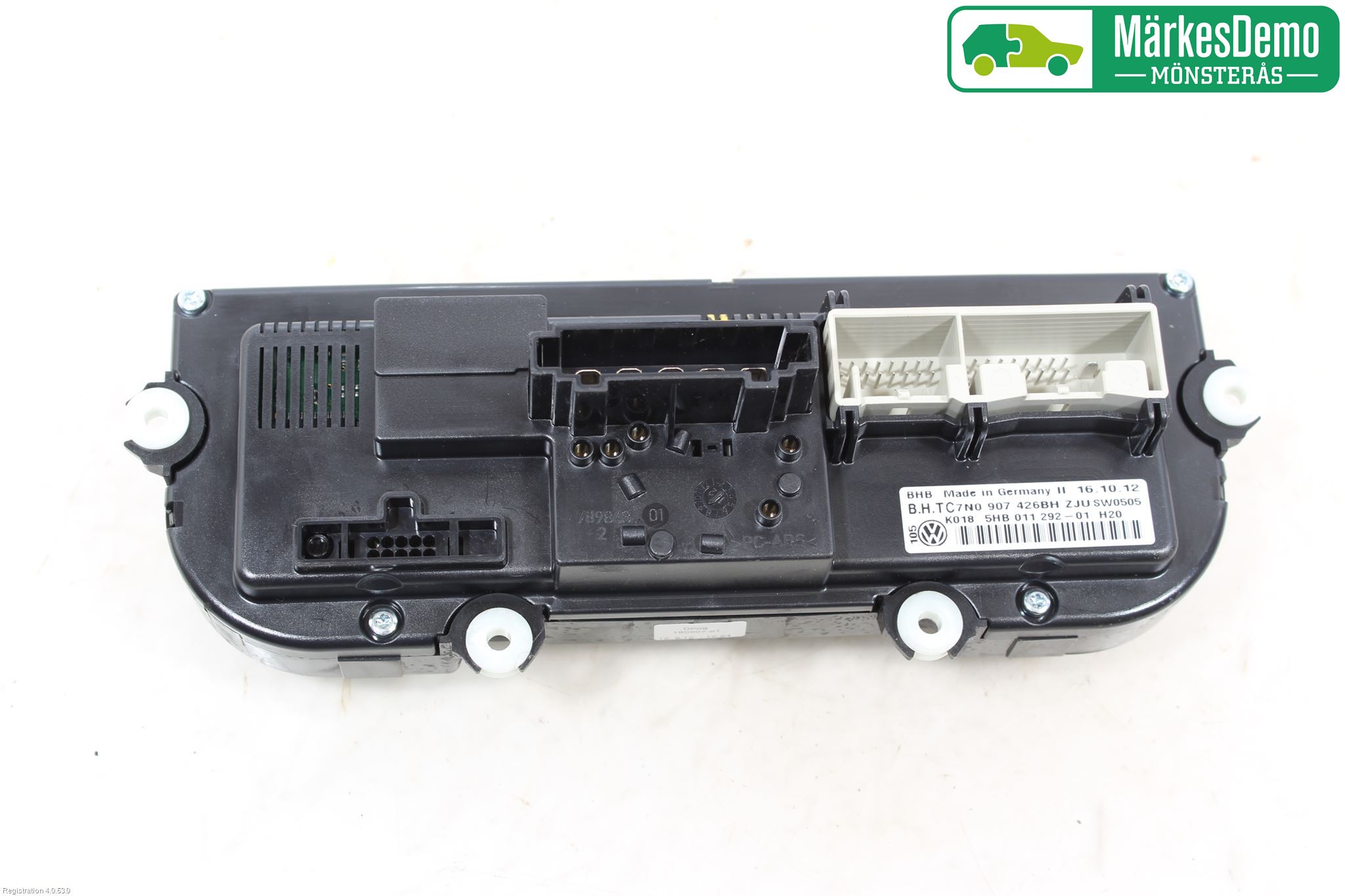 Volkswagen VW GOLF VI 09-13 Varme Ac Betjening-Display