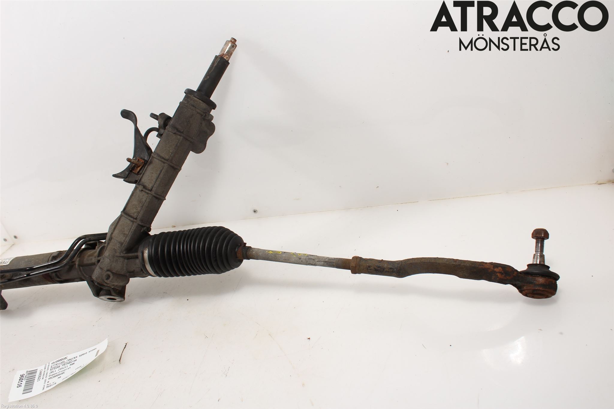 Nissan PRIMASTAR Servo Snekke - Tannstang