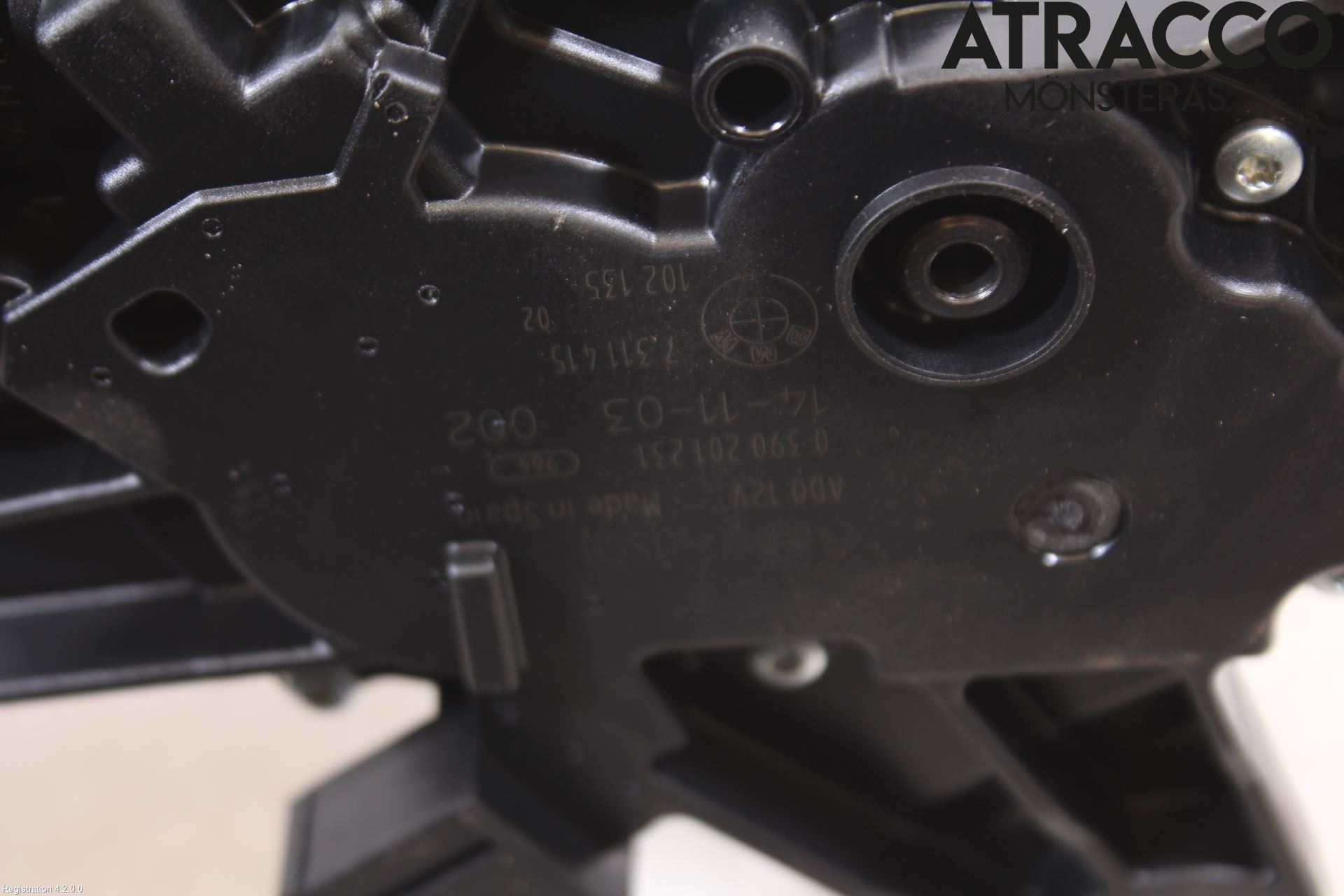 BMW 3 F30/F31/F80 12-19 Viskermotor Bakluke