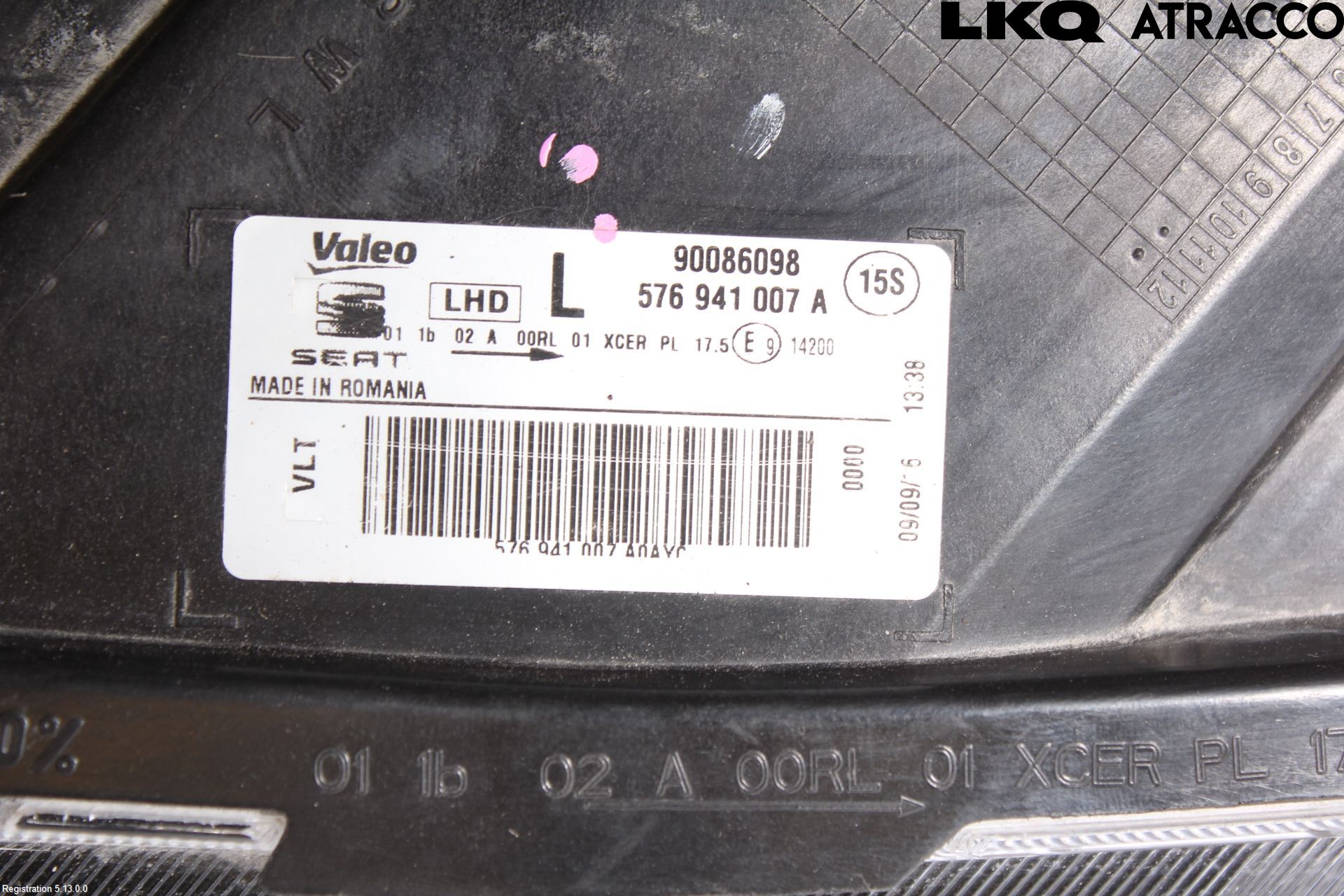 Seat ATECA 16->> Frontlykt Venstre