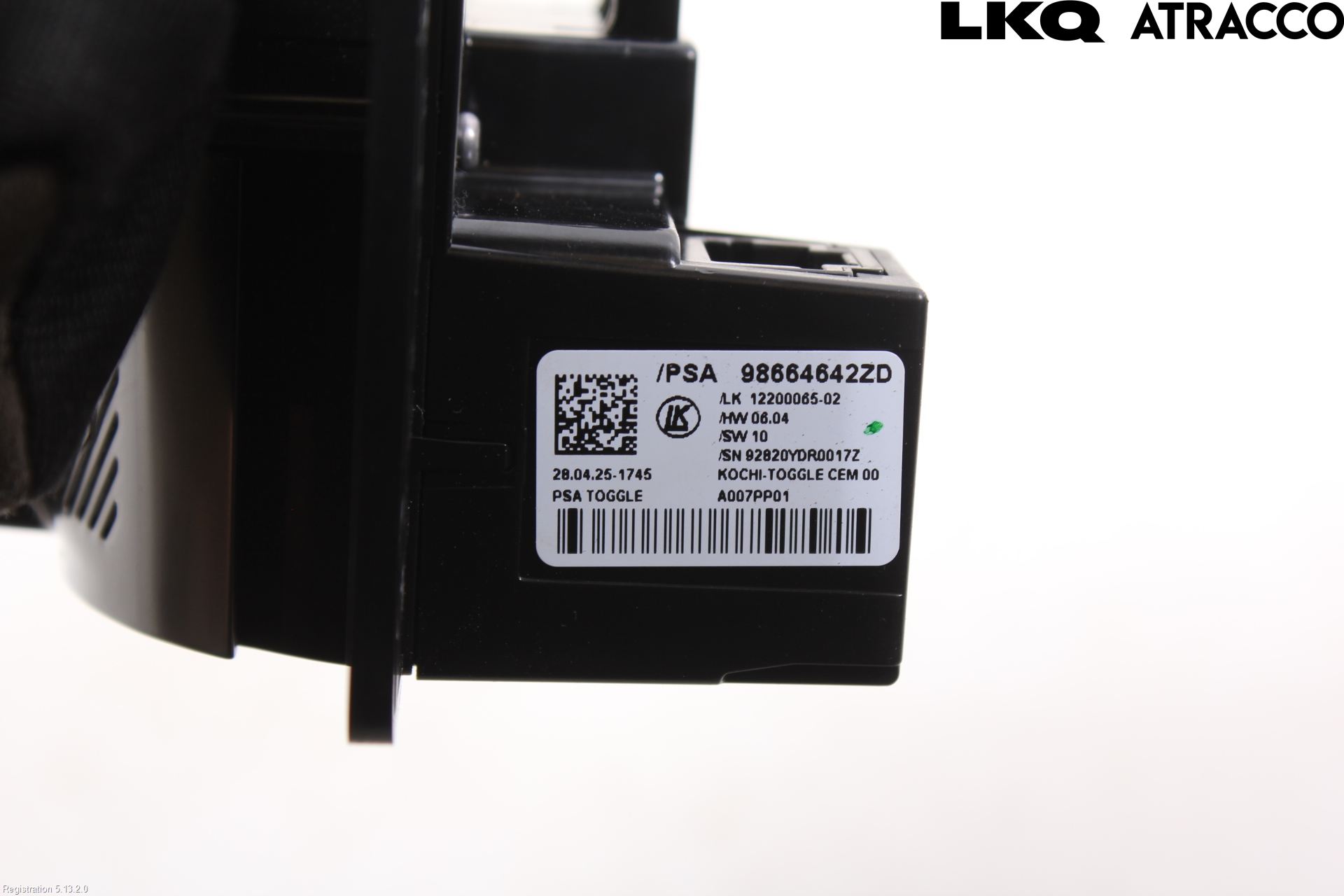 Peugeot 2008/E-2008 20- Bryter Gearkasse