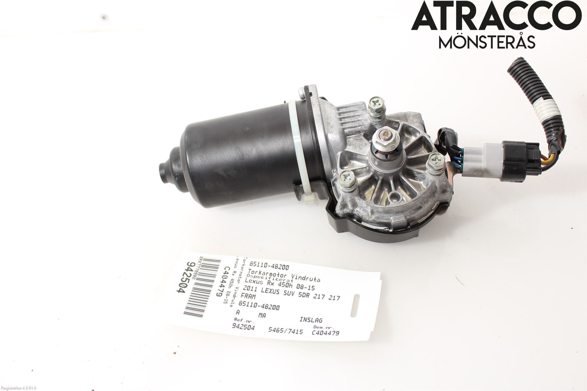 Lexus RX AL10 09-15 Viskermotor Frontrute