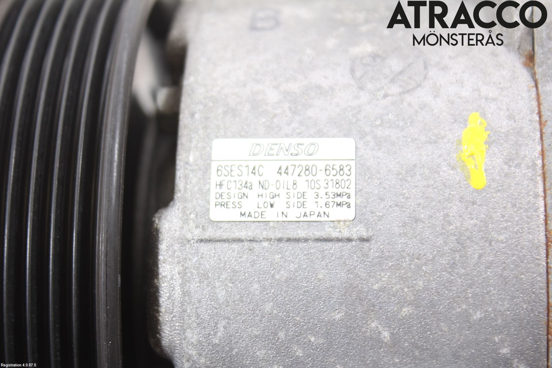 Toyota AVENSIS 16-18 Varme Ac Kompressor