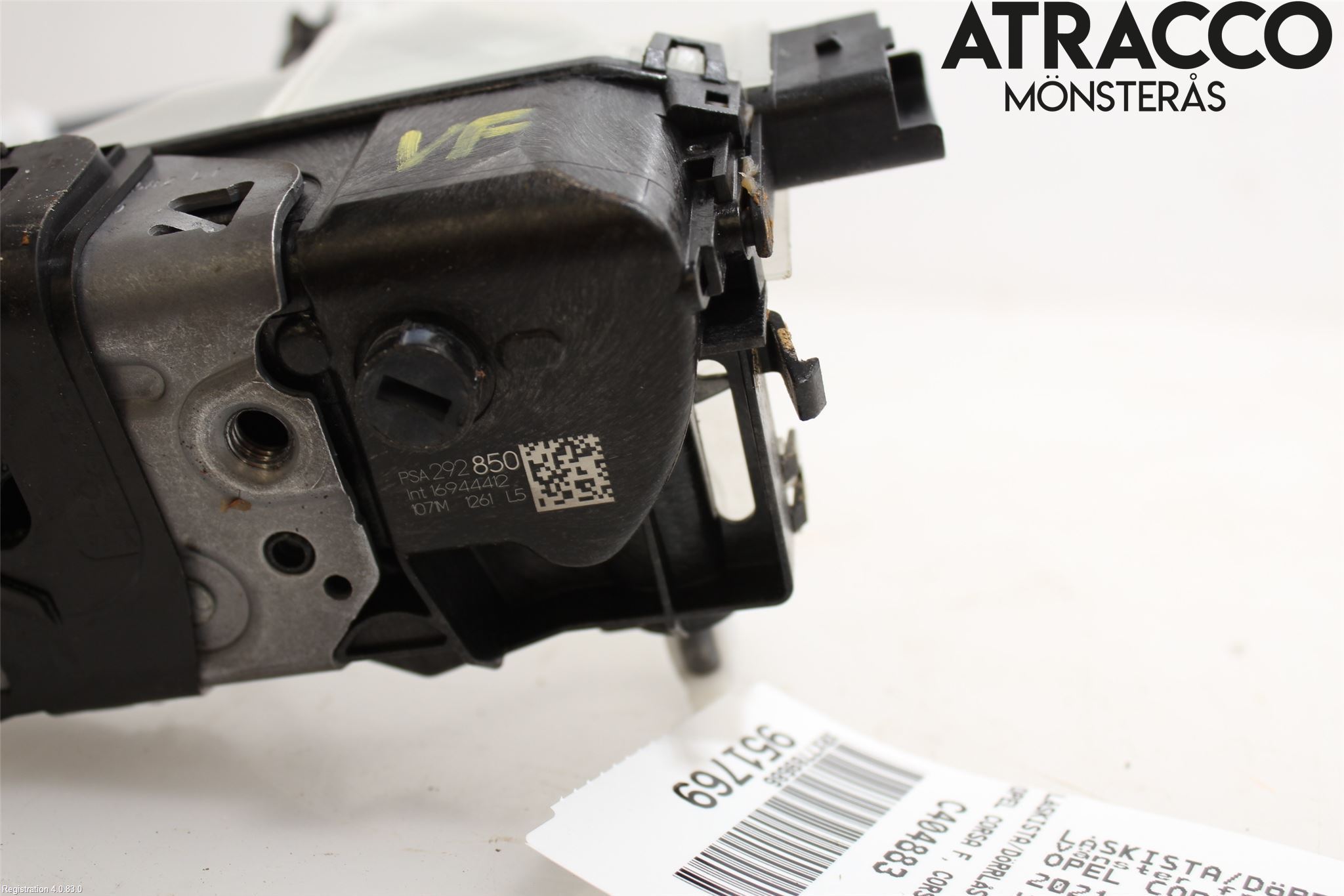 Opel CORSA F, CORSA-E 20- Dørlås - Låsekasse