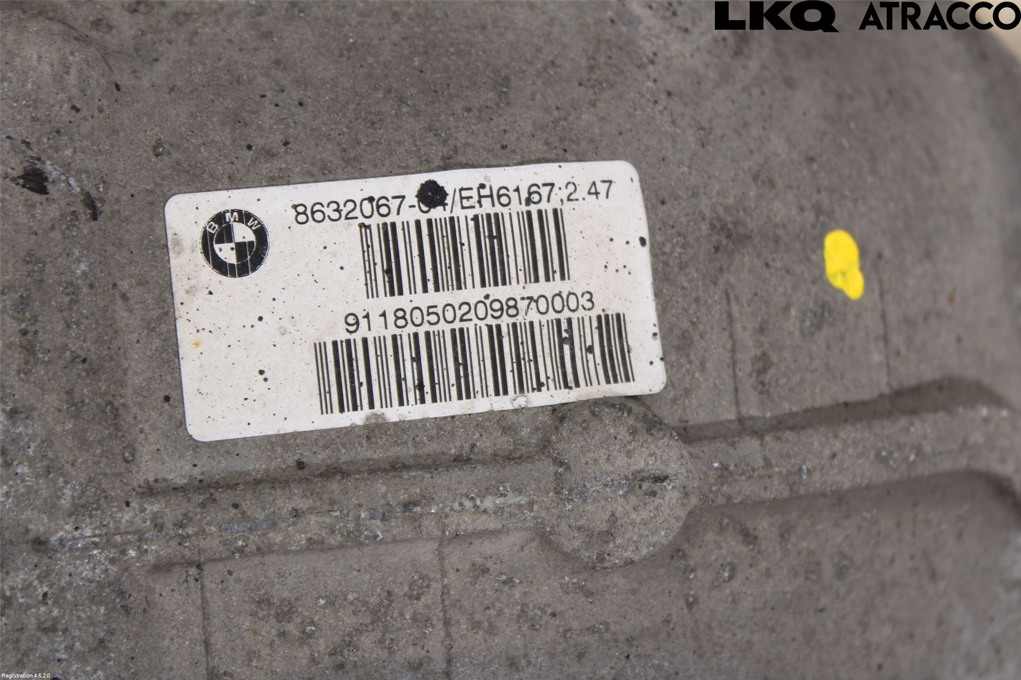 BMW 5 G30/G31/F90 17-23 Bakaksel Kardang Bak -Diff